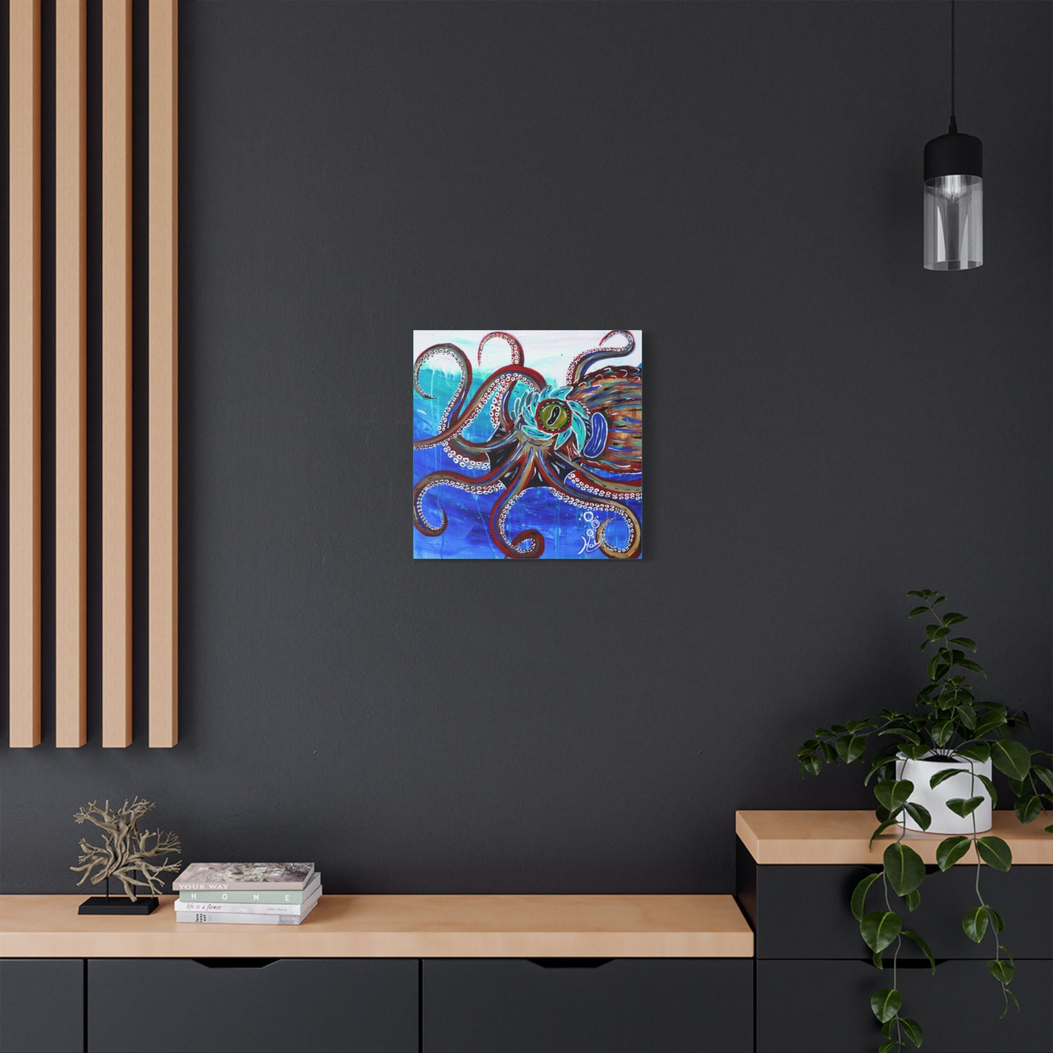 "Octopoda II" By Kai Gentile Reproduced On Gallery Wrapped Canvas