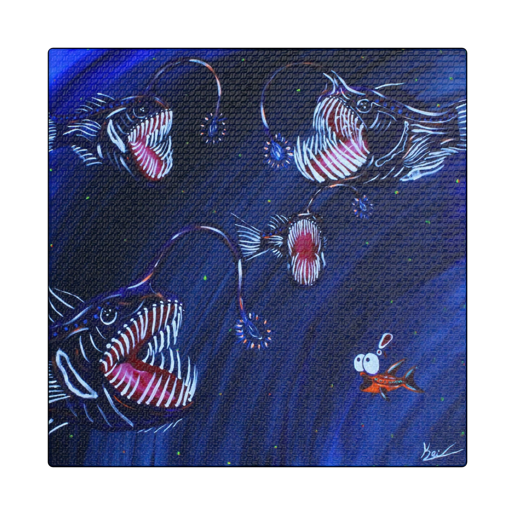 "Angler's Song" By Kai Gentile Reproduced On Gallery Wrapped Canvas