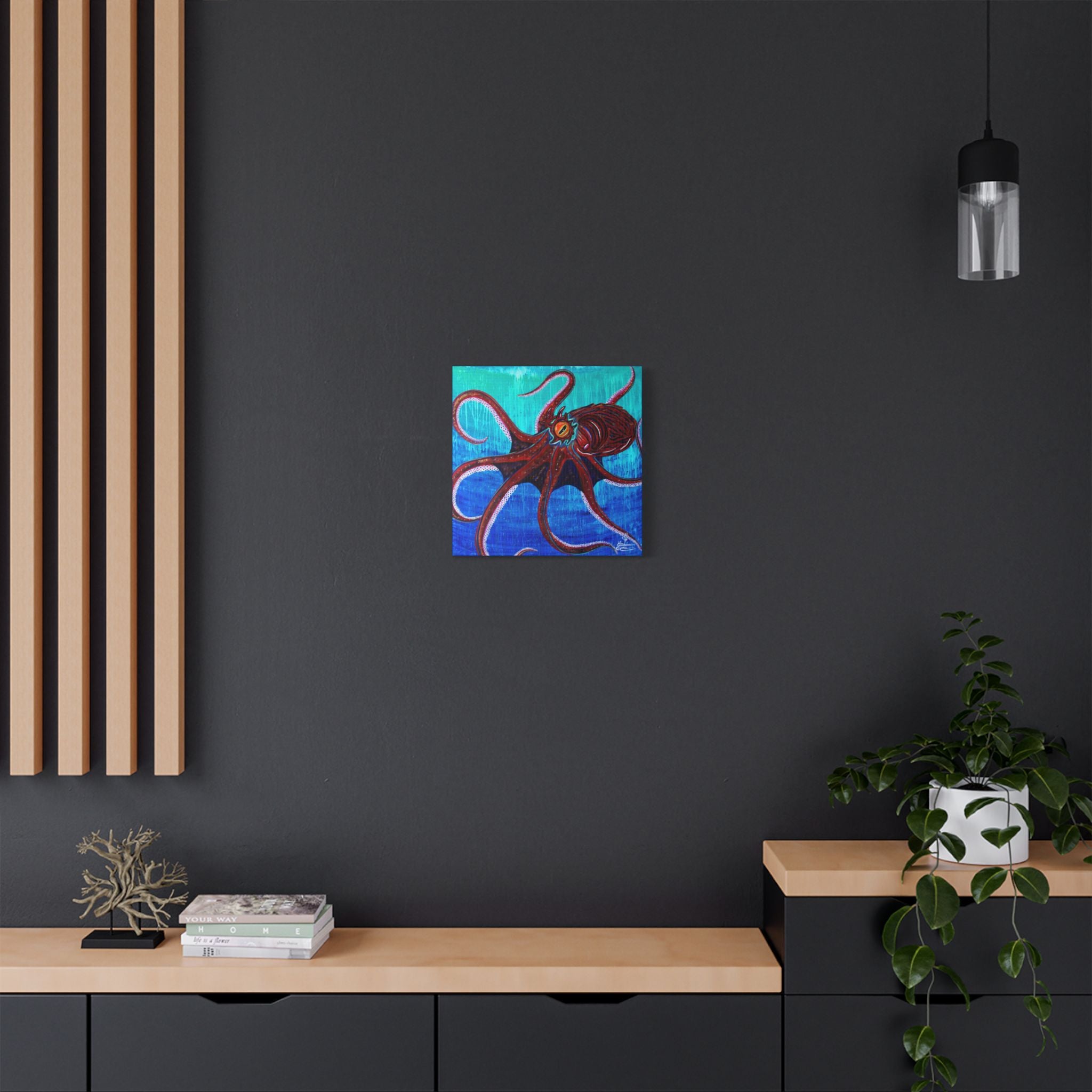 "Funky Octopoda" By Kai Gentile Reproduced On Gallery Wrapped Canvas