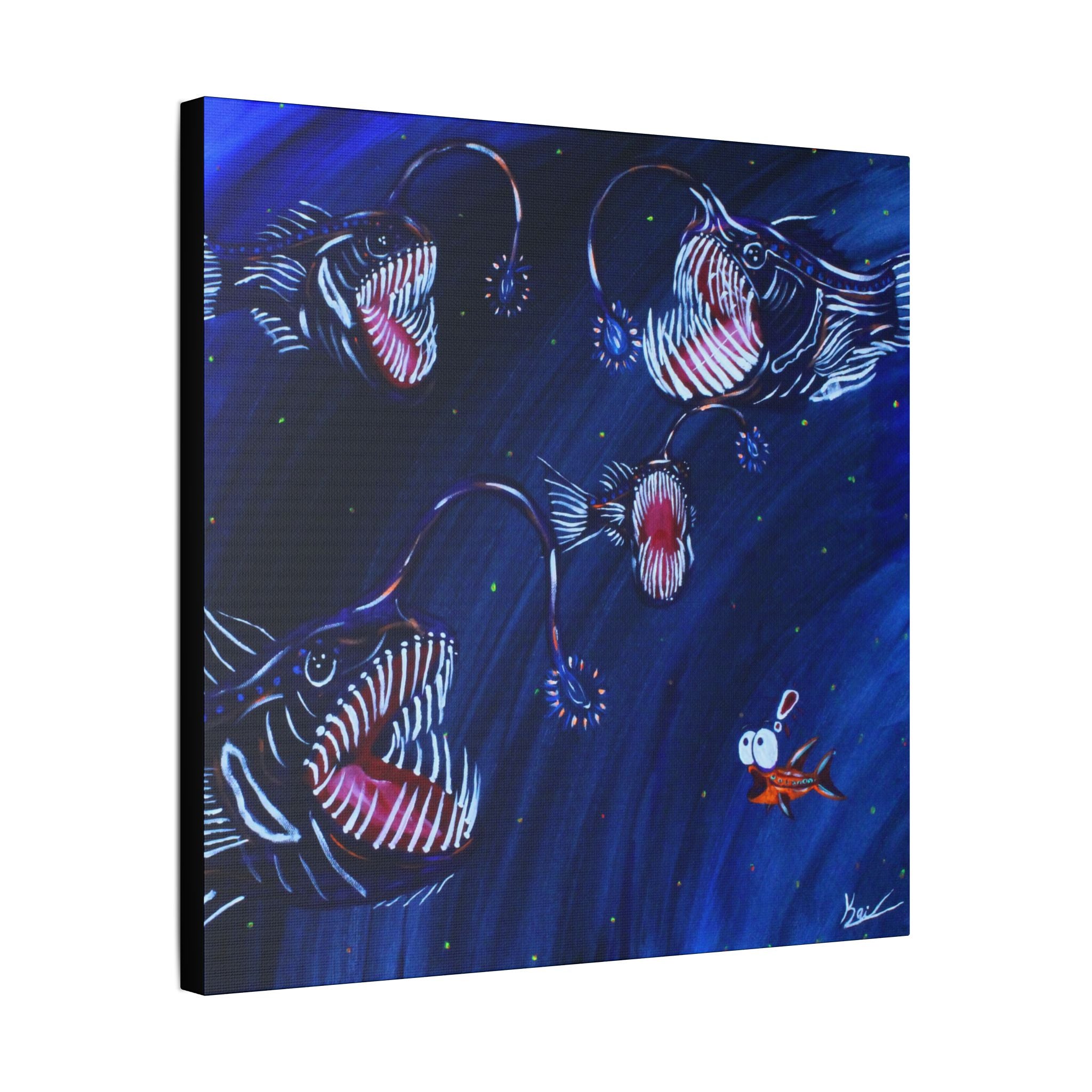 "Angler's Song" By Kai Gentile Reproduced On Gallery Wrapped Canvas