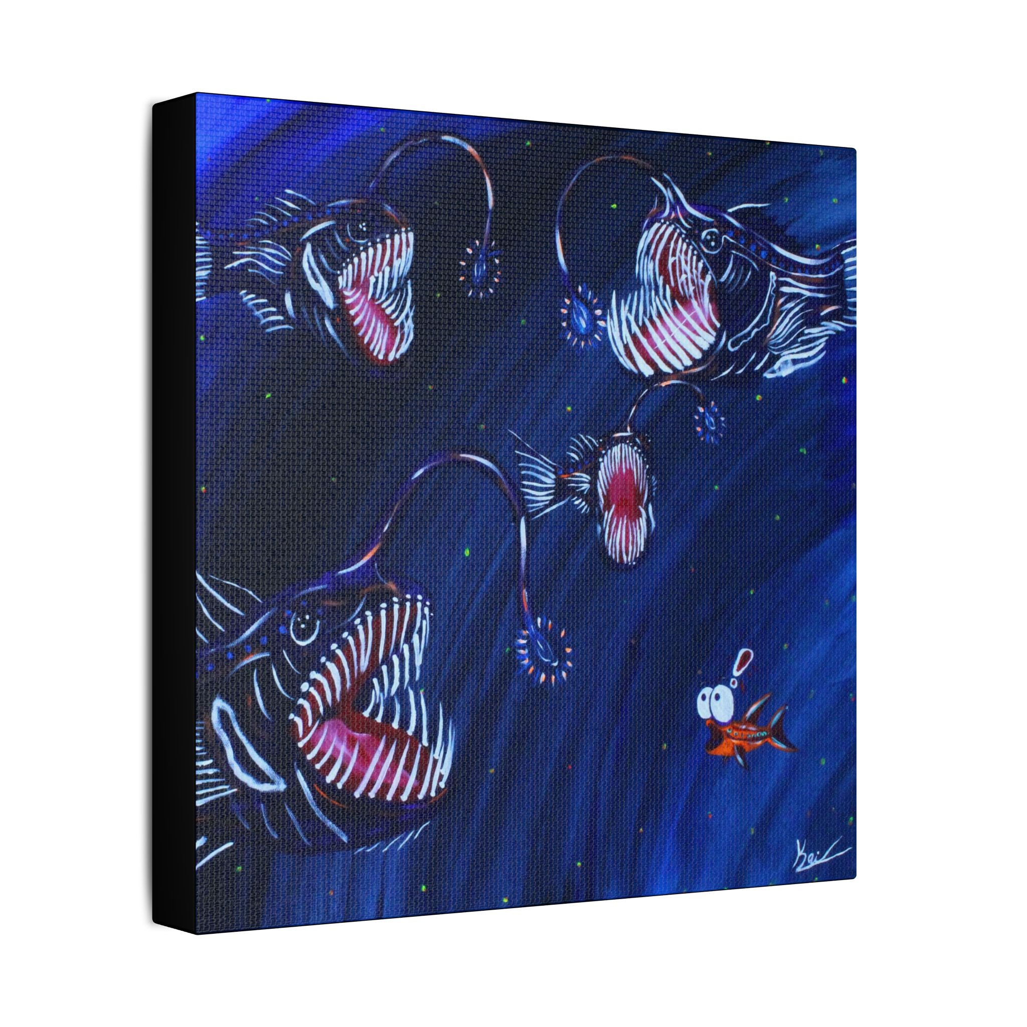 "Angler's Song" By Kai Gentile Reproduced On Gallery Wrapped Canvas