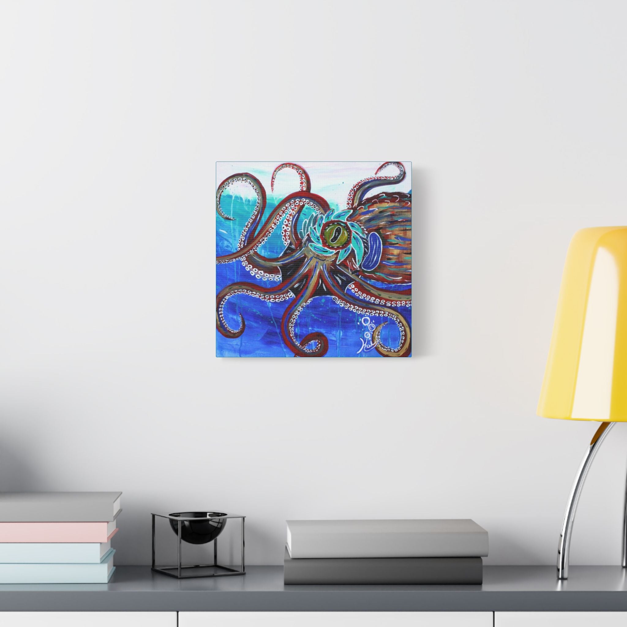 "Octopoda II" By Kai Gentile Reproduced On Gallery Wrapped Canvas