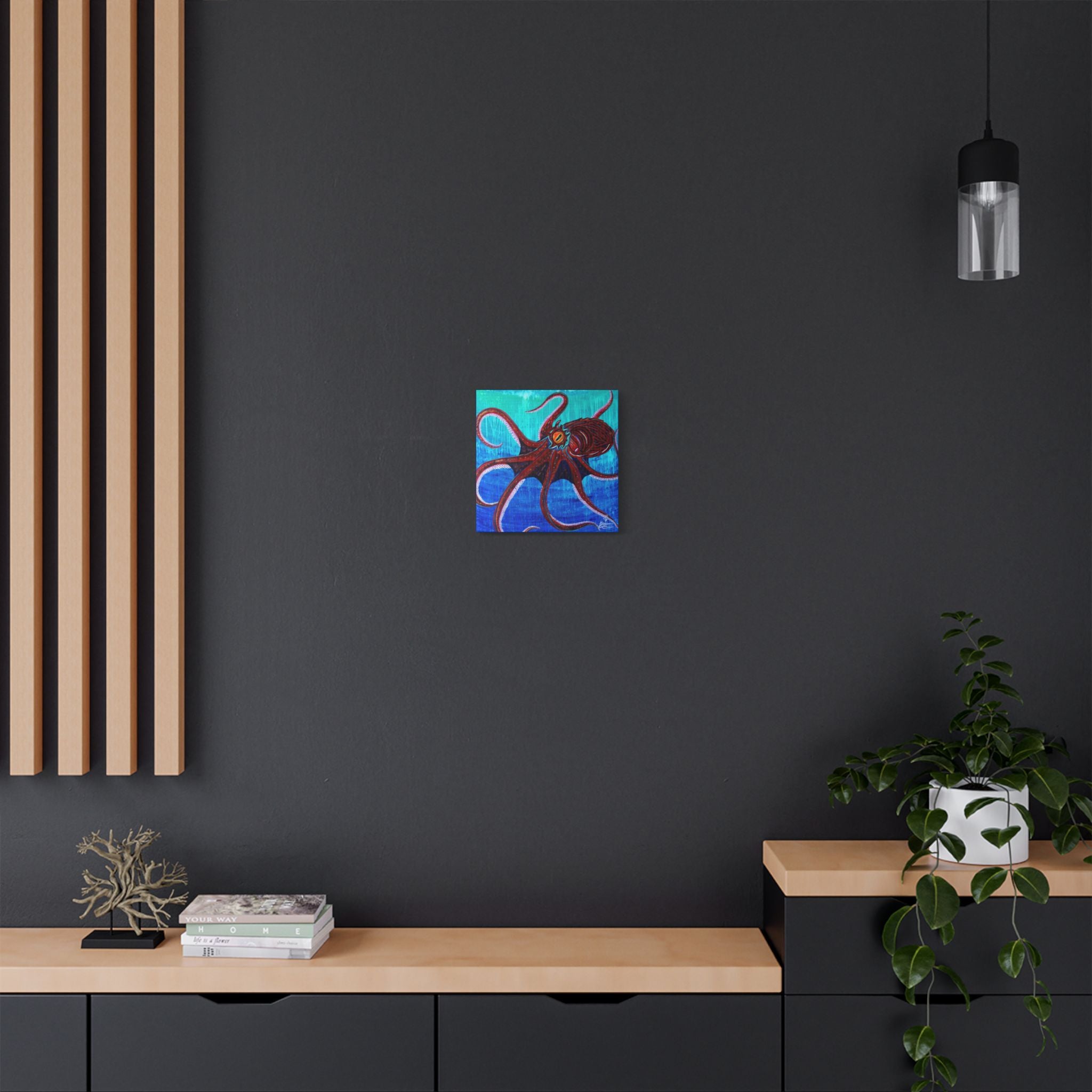 "Funky Octopoda" By Kai Gentile Reproduced On Gallery Wrapped Canvas