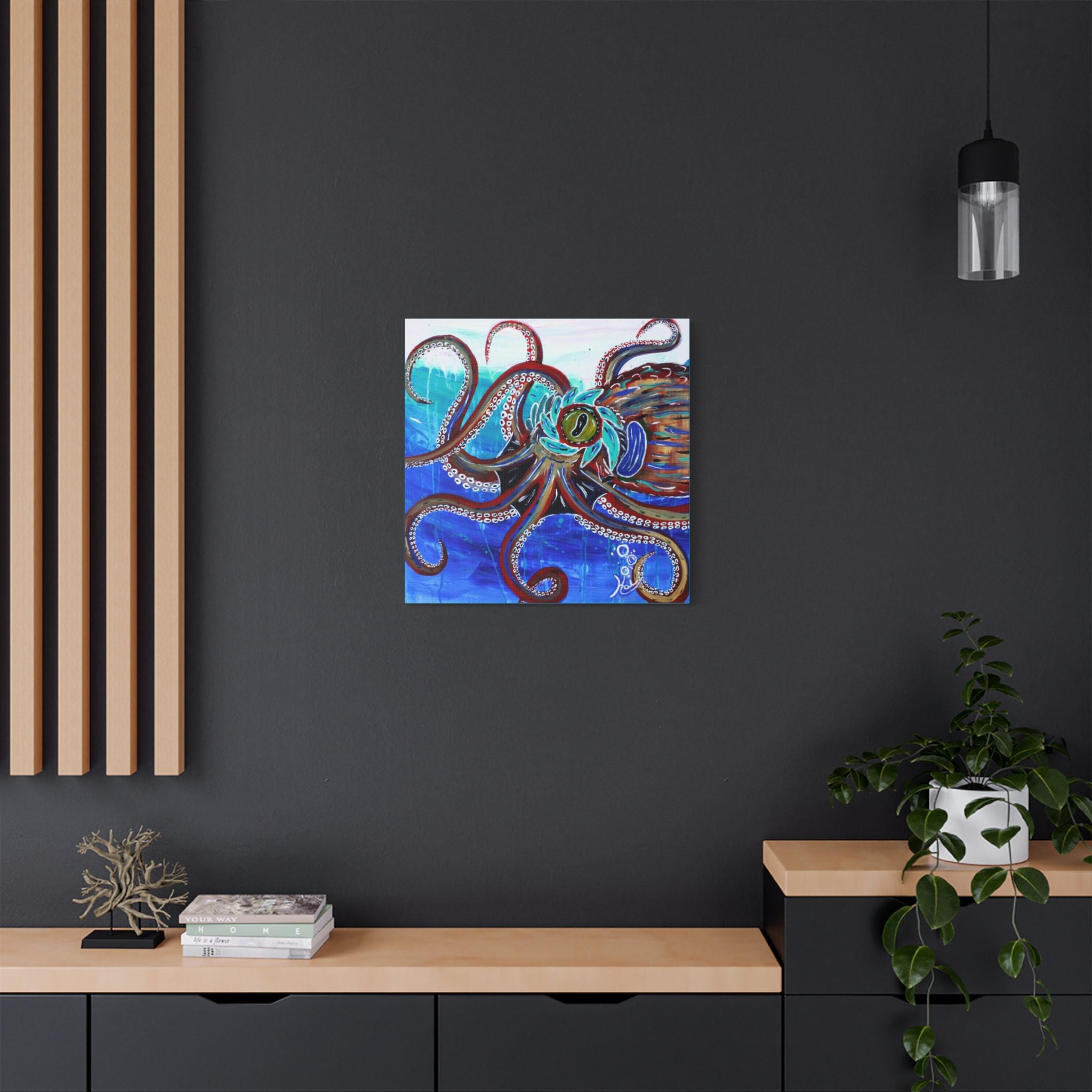 "Octopoda II" By Kai Gentile Reproduced On Gallery Wrapped Canvas