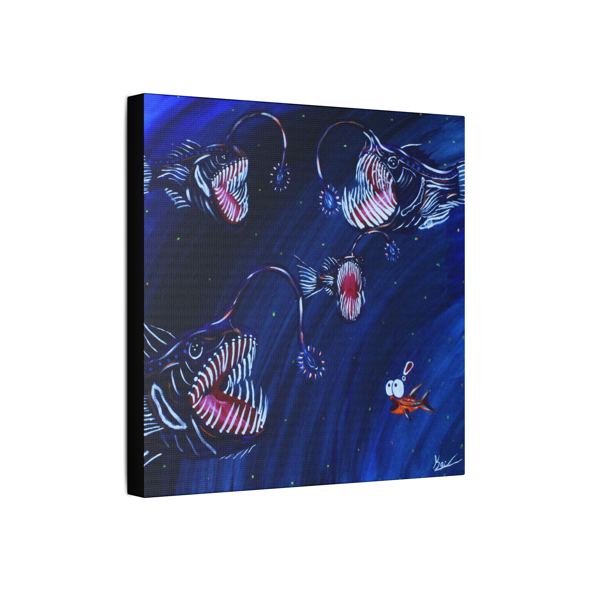 "Angler's Song" By Kai Gentile Reproduced On Gallery Wrapped Canvas