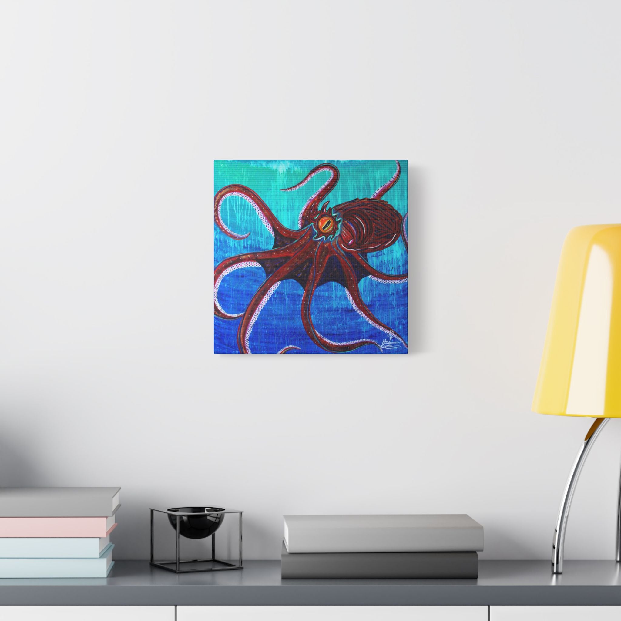 "Funky Octopoda" By Kai Gentile Reproduced On Gallery Wrapped Canvas