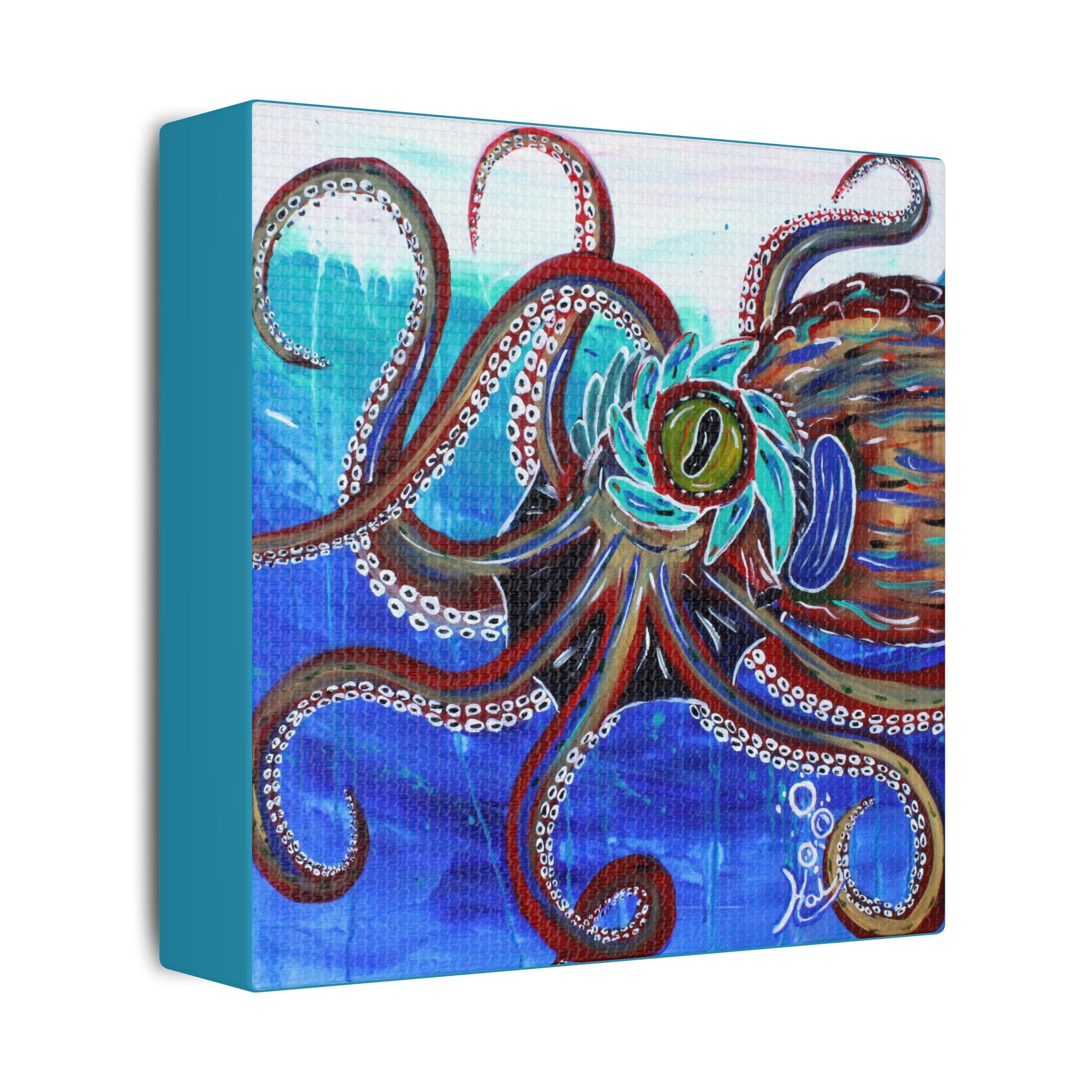 "Octopoda II" By Kai Gentile Reproduced On Gallery Wrapped Canvas