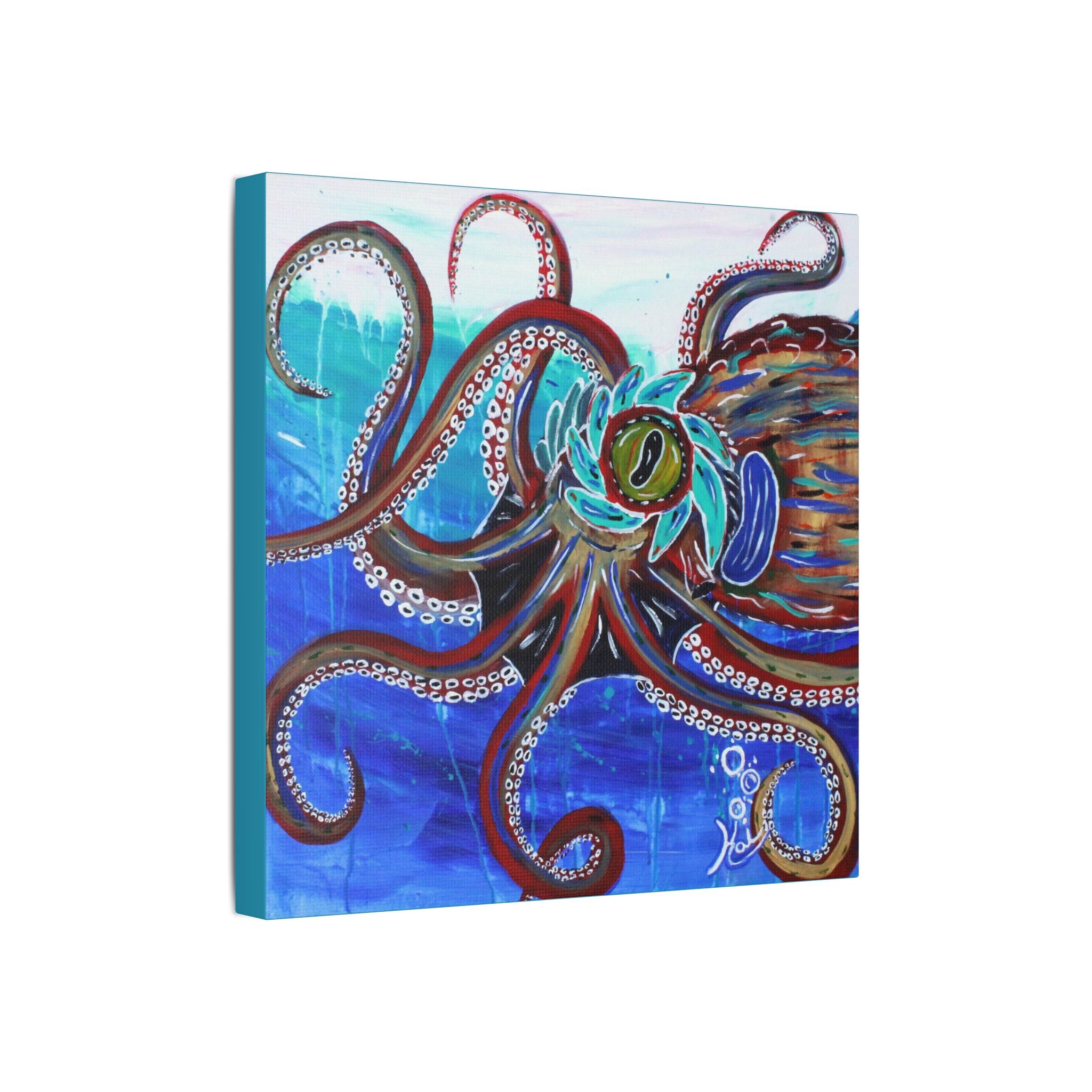 "Octopoda II" By Kai Gentile Reproduced On Gallery Wrapped Canvas