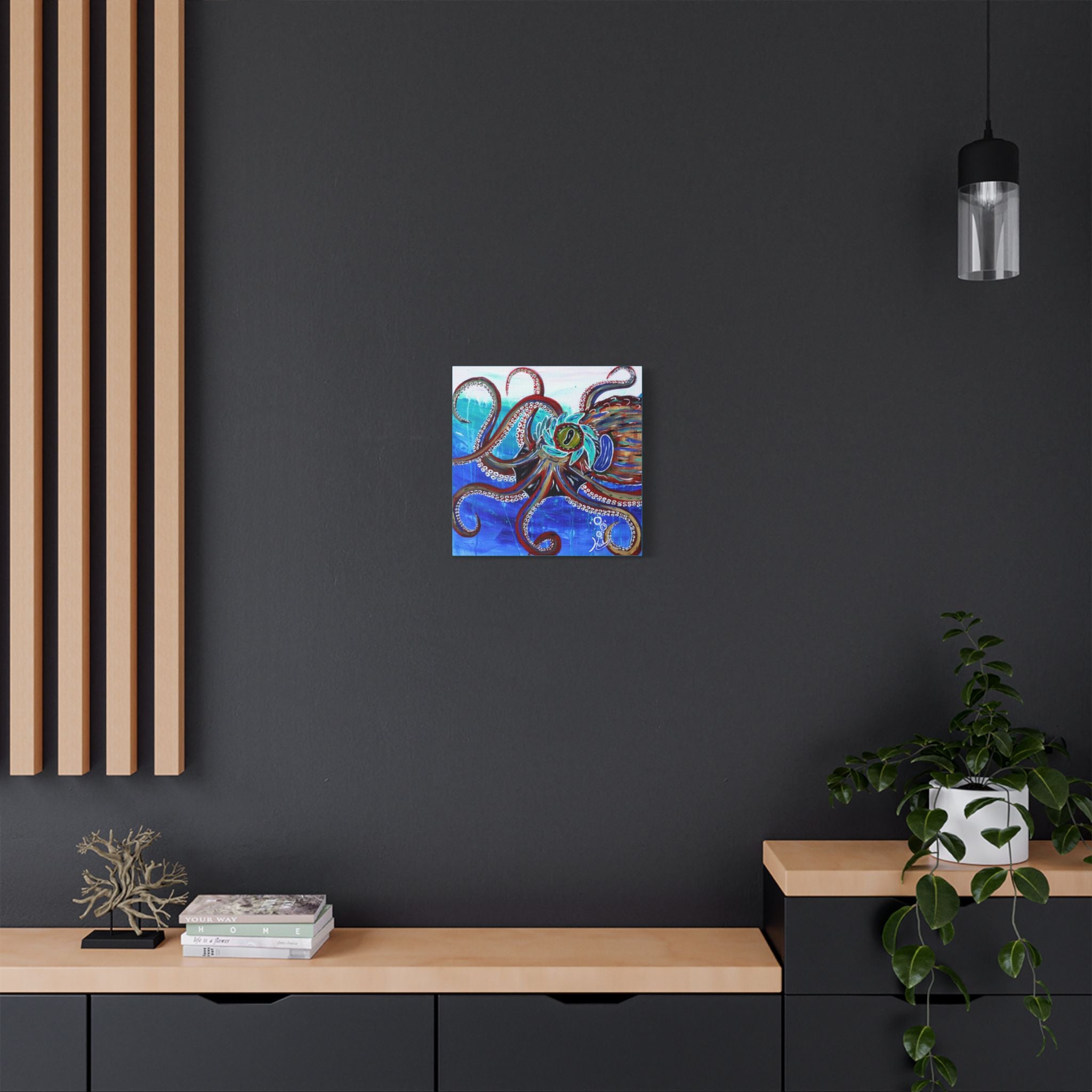 "Octopoda II" By Kai Gentile Reproduced On Gallery Wrapped Canvas