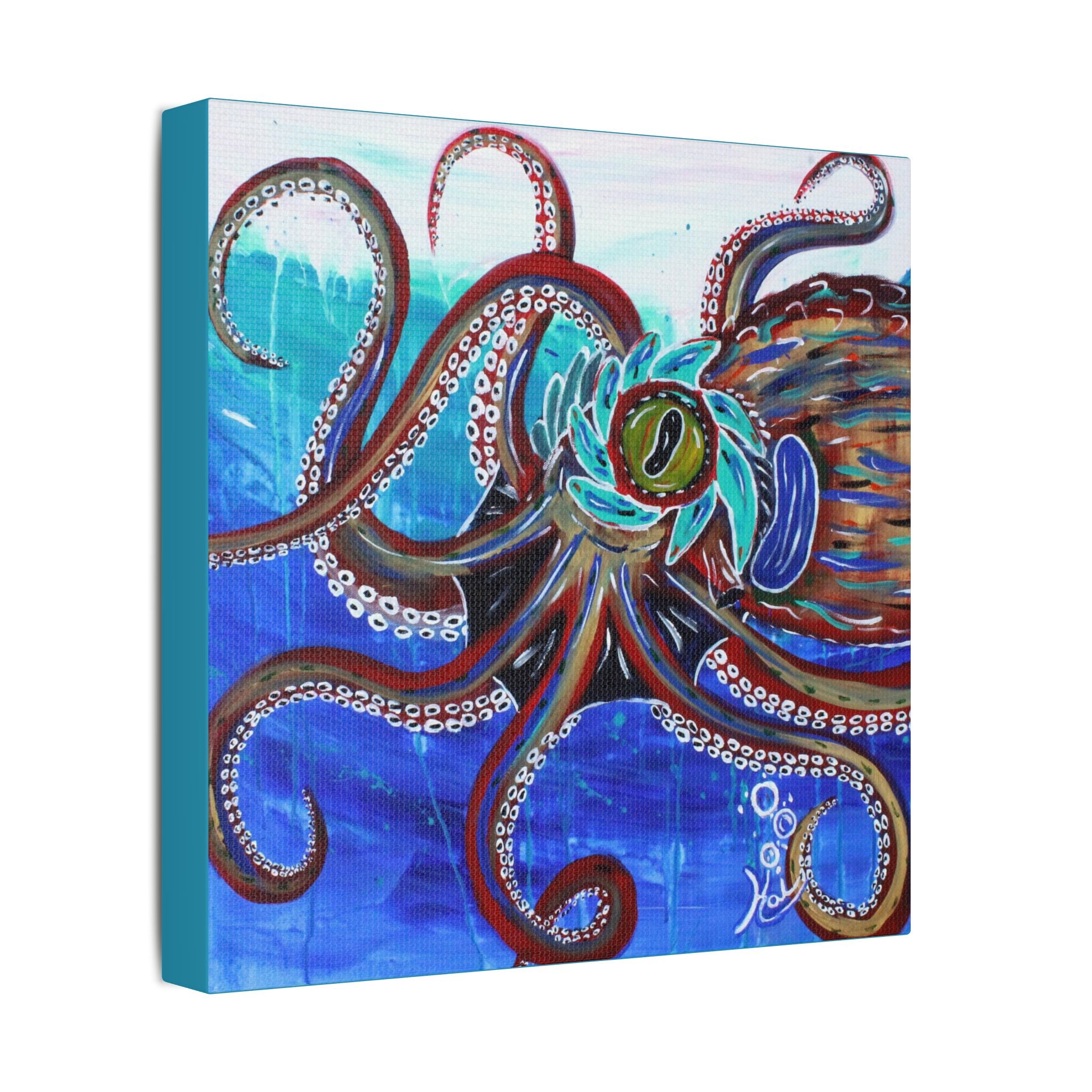 "Octopoda II" By Kai Gentile Reproduced On Gallery Wrapped Canvas