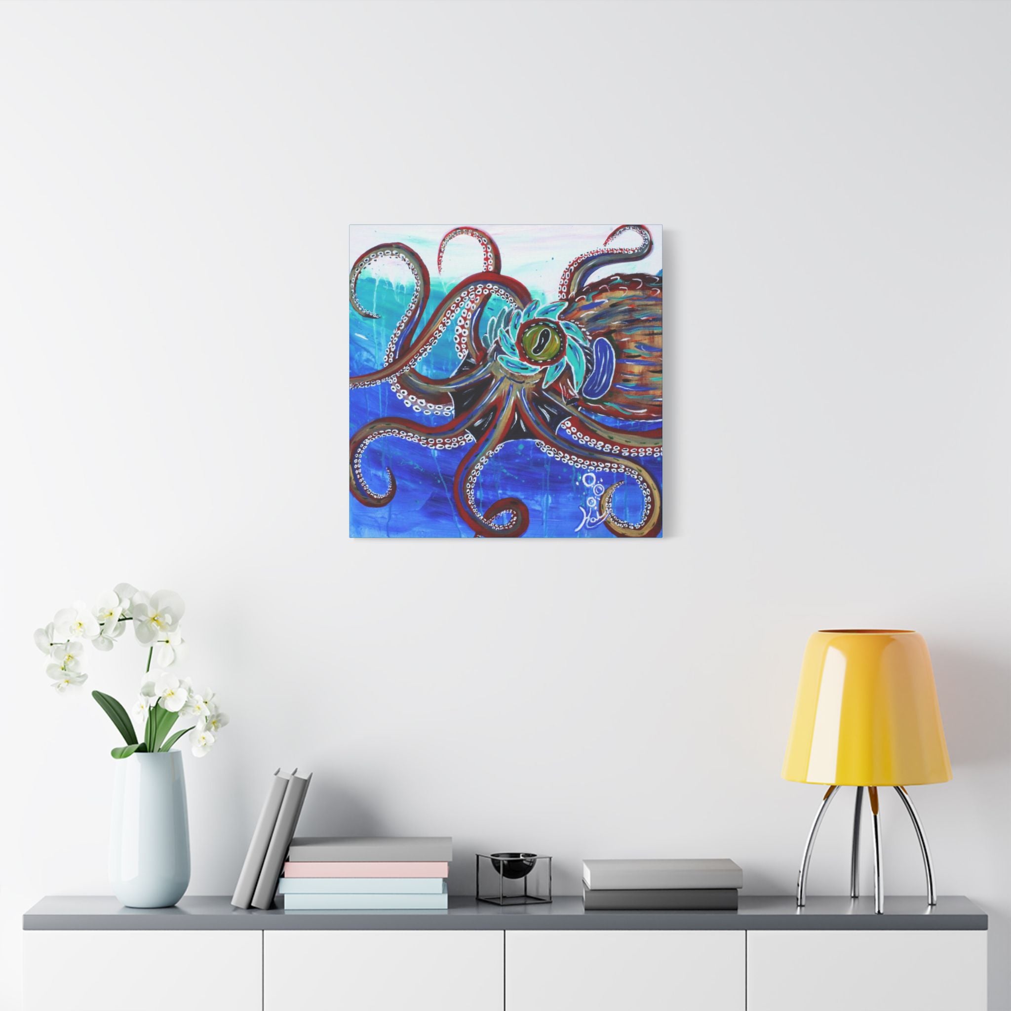 "Octopoda II" By Kai Gentile Reproduced On Gallery Wrapped Canvas