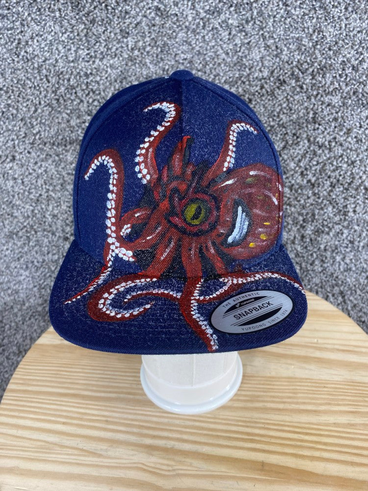 SOLD Red Octopus Hat
