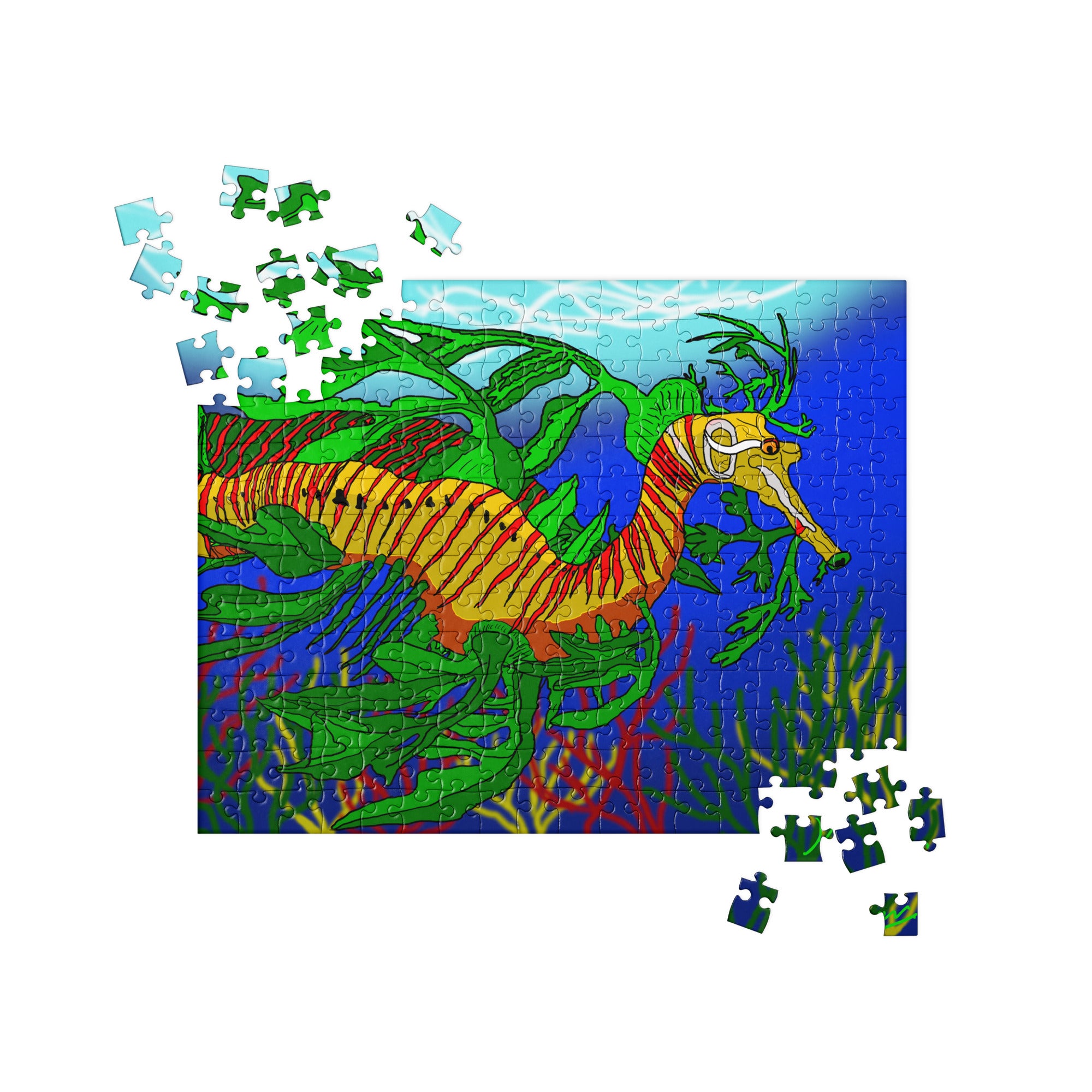 "Leafy Sea Dragon" By Kai Gentile Jigsaw Puzzle