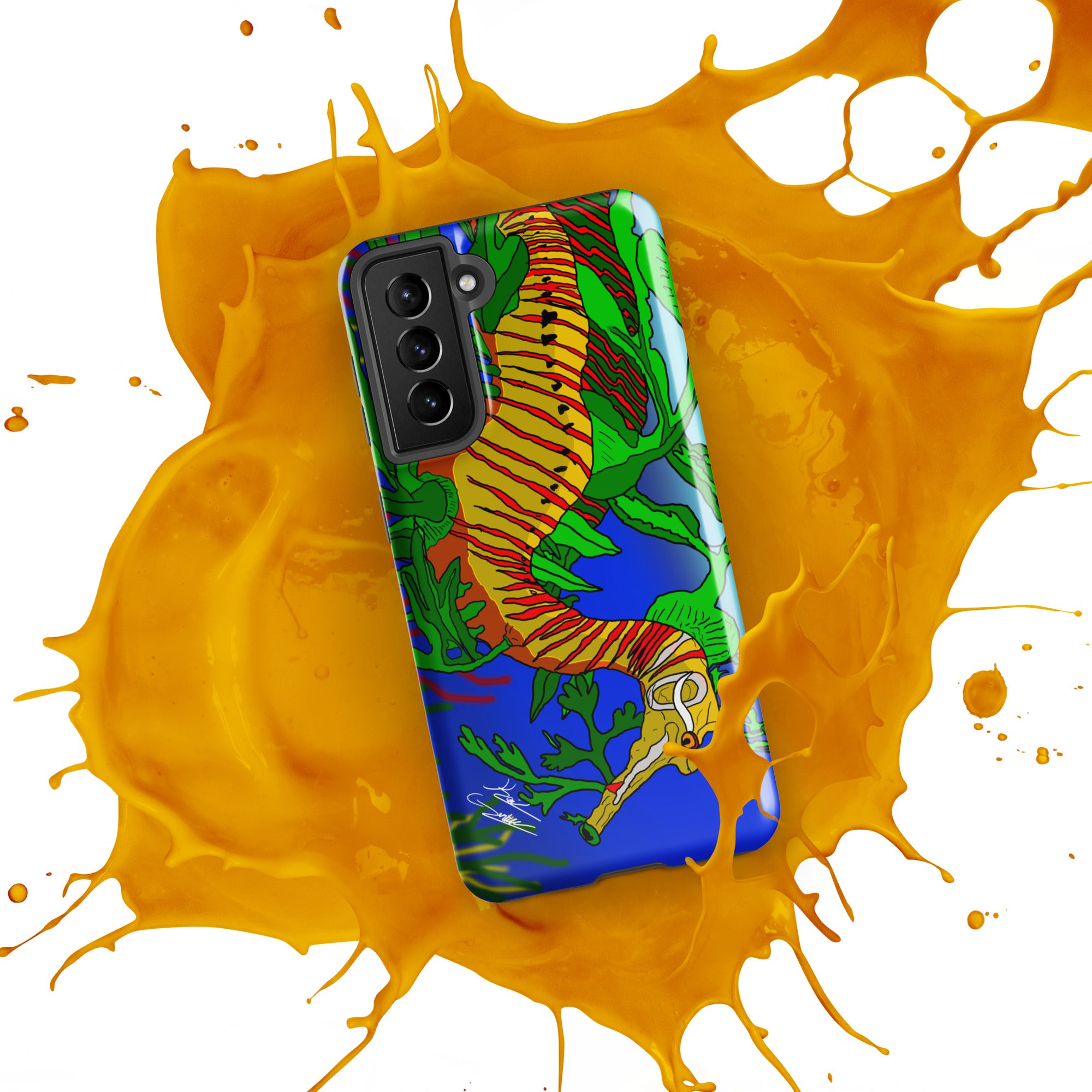 "Leafy Sea Dragon" By Kai Gentile Tough case for Samsung Phone®
