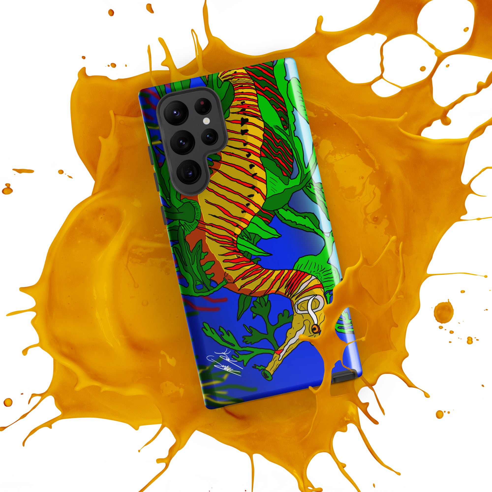 "Leafy Sea Dragon" By Kai Gentile Tough case for Samsung Phone®