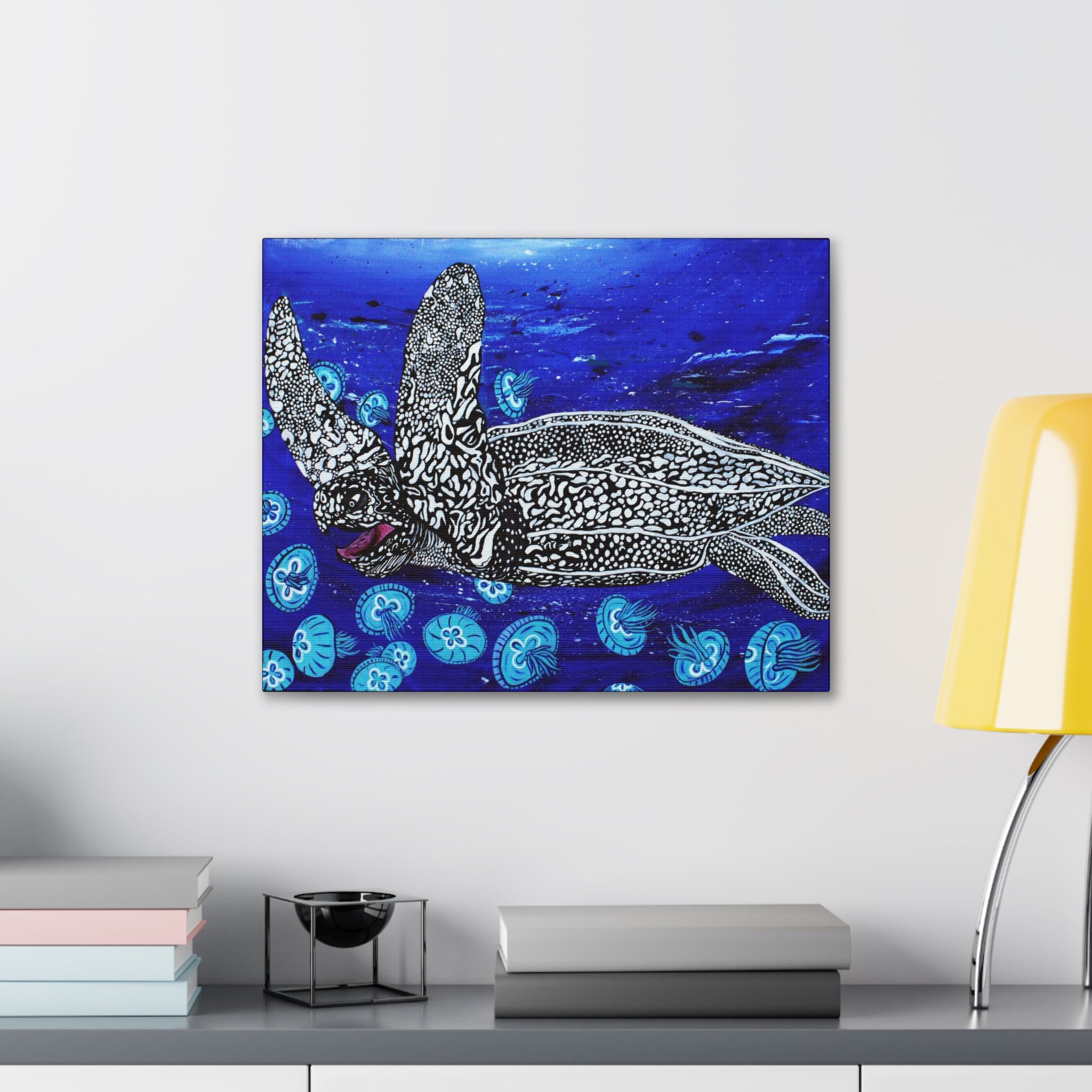 "Leatherback" By Kai Gentile Reproduced On Gallery Wrapped Canvas