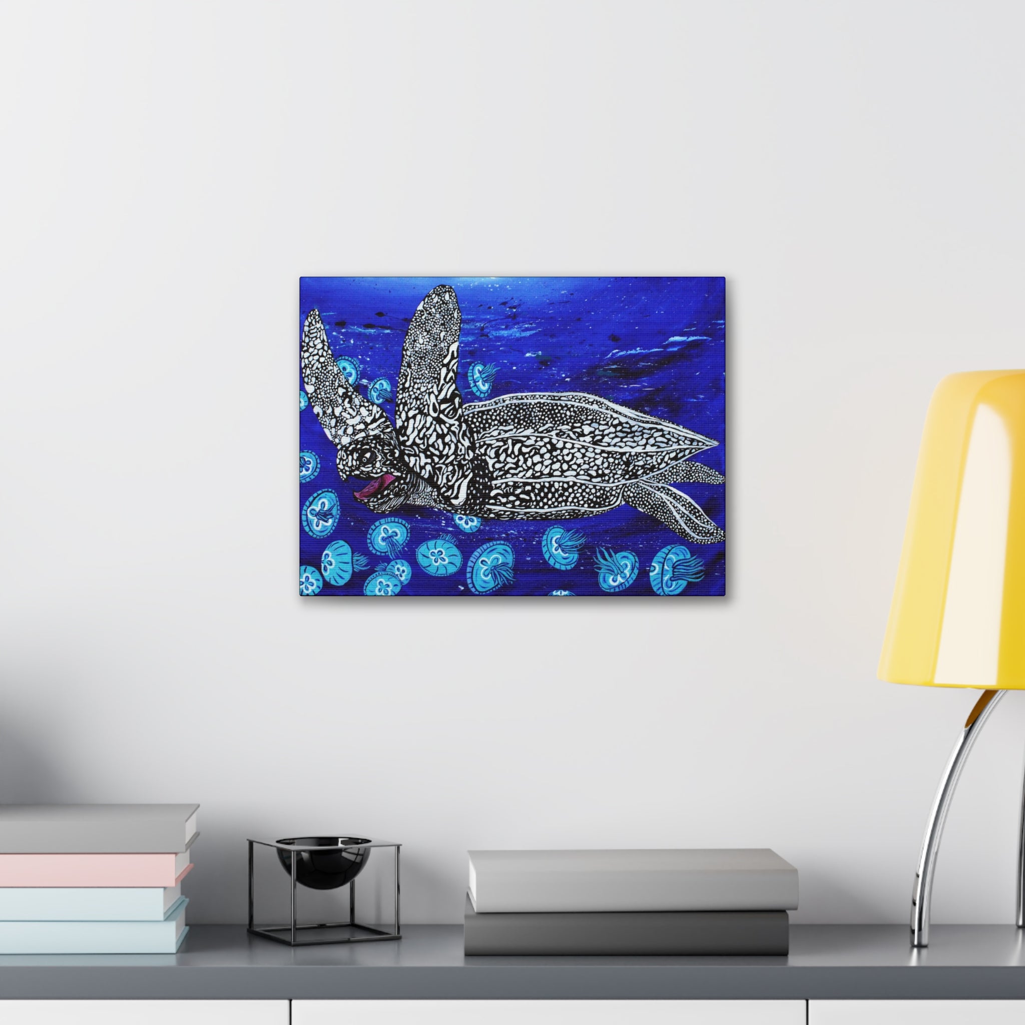 "Leatherback" By Kai Gentile Reproduced On Gallery Wrapped Canvas