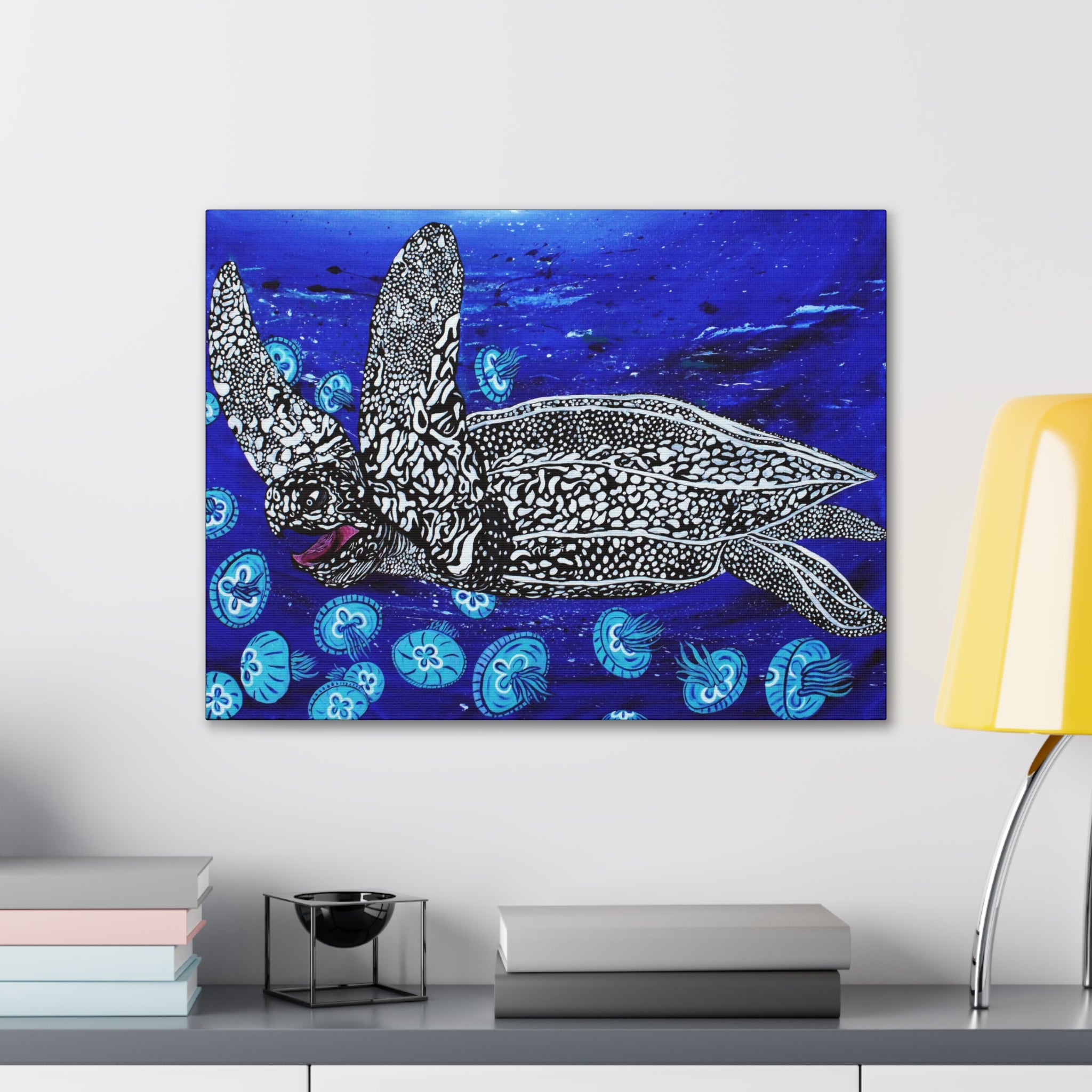 "Leatherback" By Kai Gentile Reproduced On Gallery Wrapped Canvas