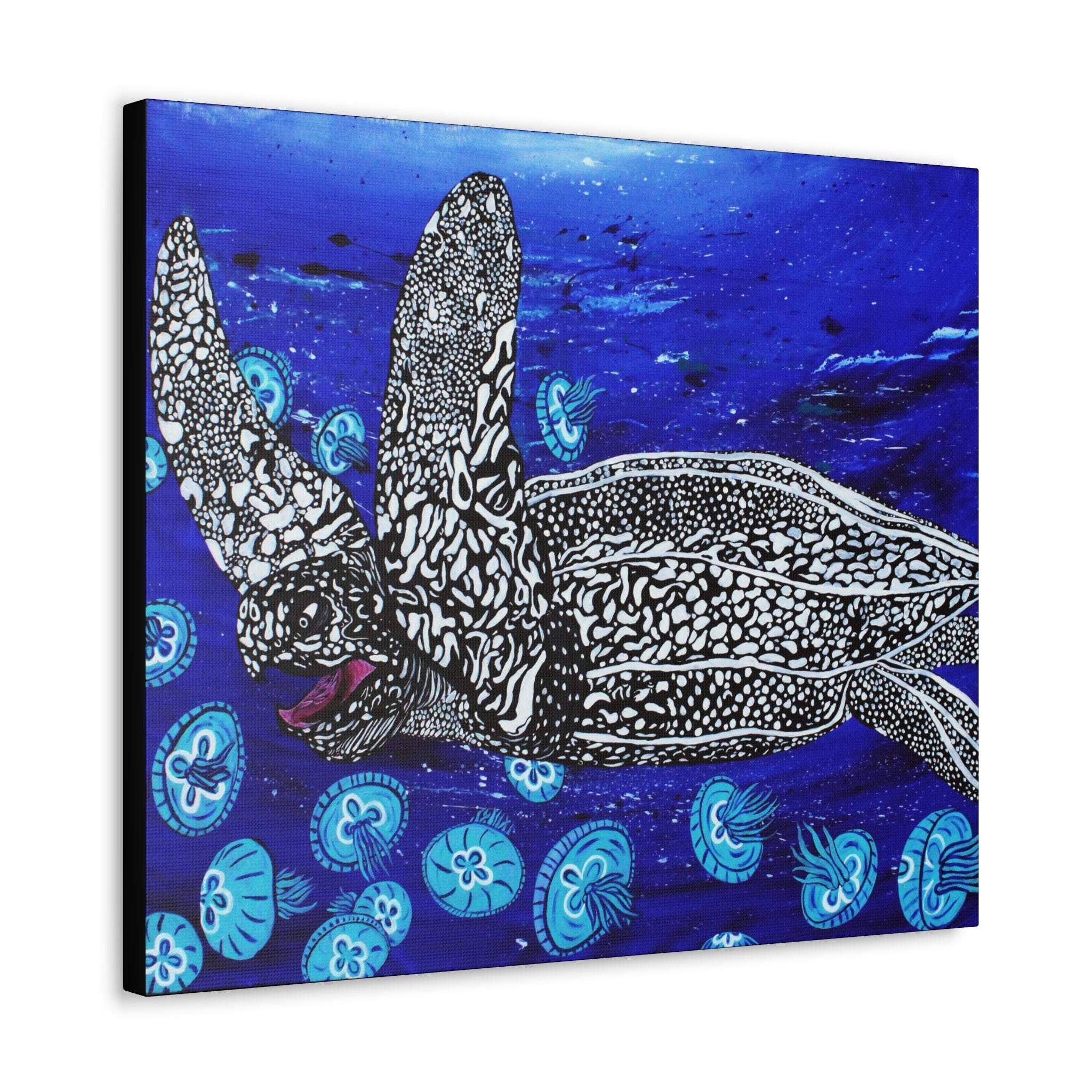 "Leatherback" By Kai Gentile Reproduced On Gallery Wrapped Canvas