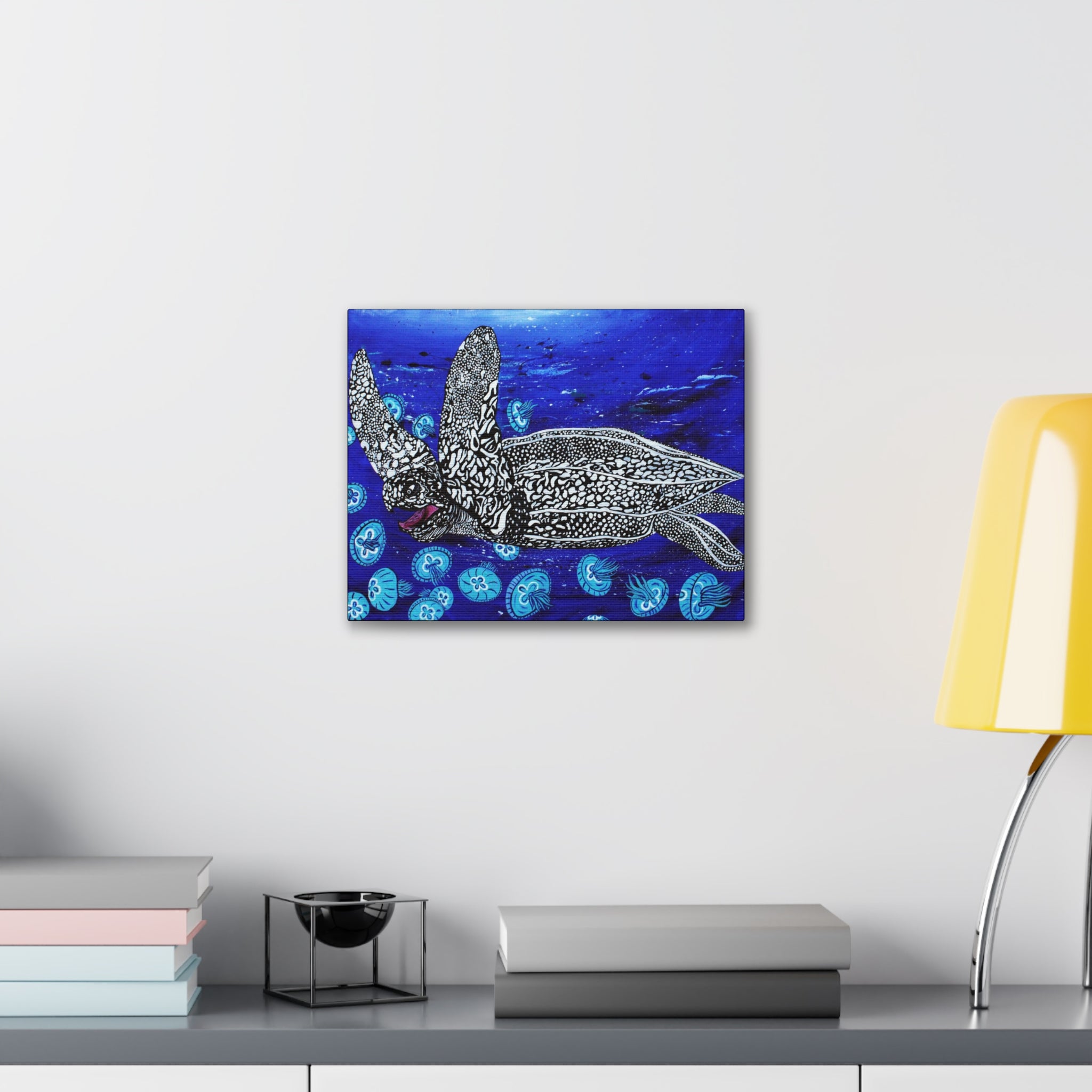 "Leatherback" By Kai Gentile Reproduced On Gallery Wrapped Canvas