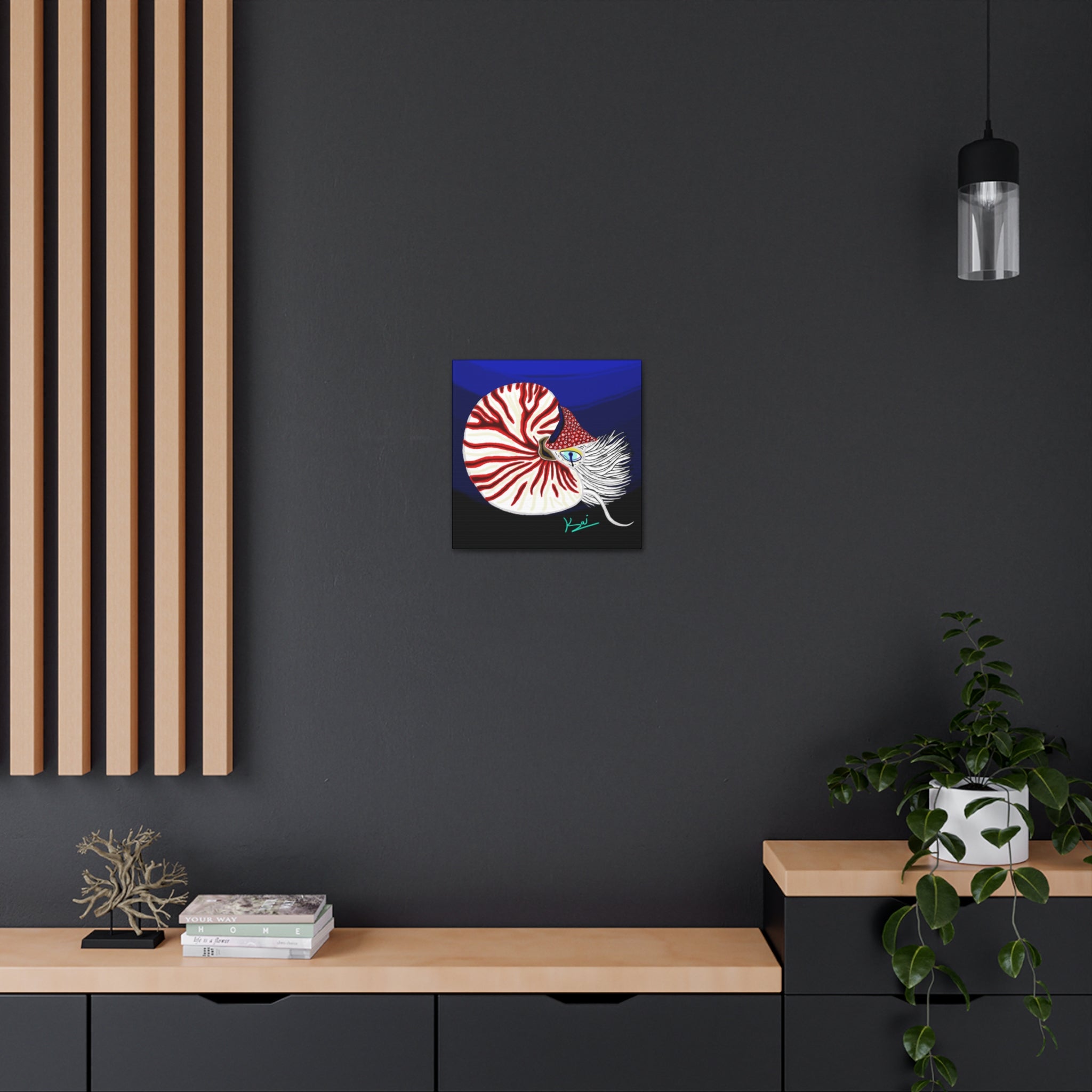 "Nautilus" By Kai Gentile Reproduced On Gallery Wrapped Canvas