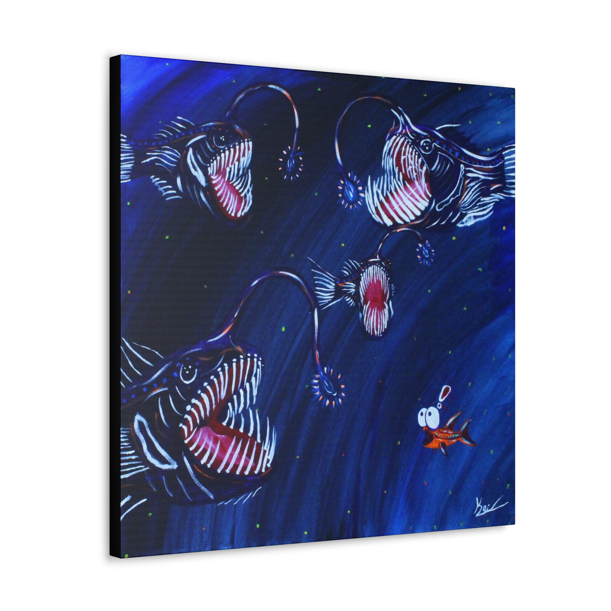 "Angler's Song" By Kai Gentile Reproduced On Gallery Wrapped Canvas