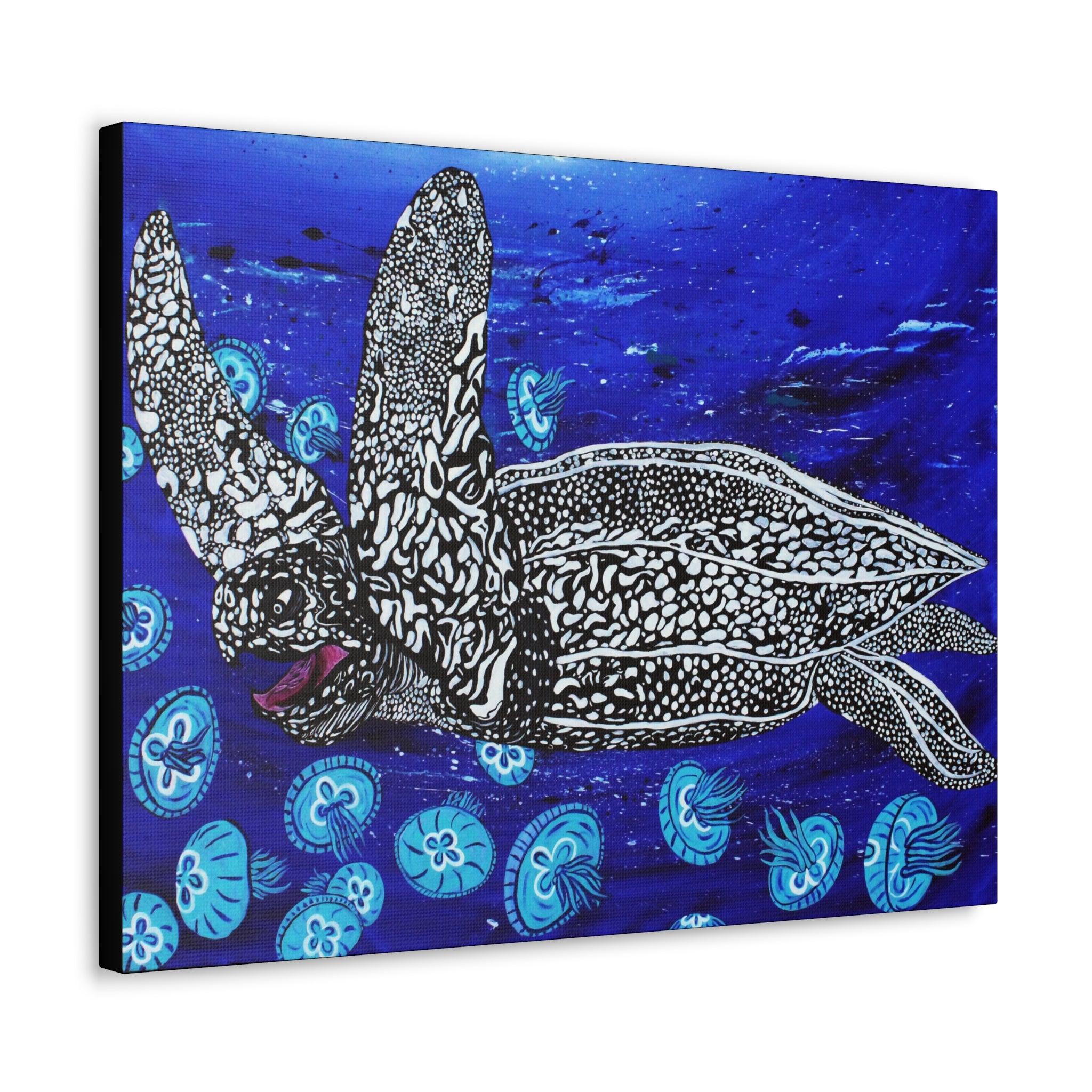 "Leatherback" By Kai Gentile Reproduced On Gallery Wrapped Canvas