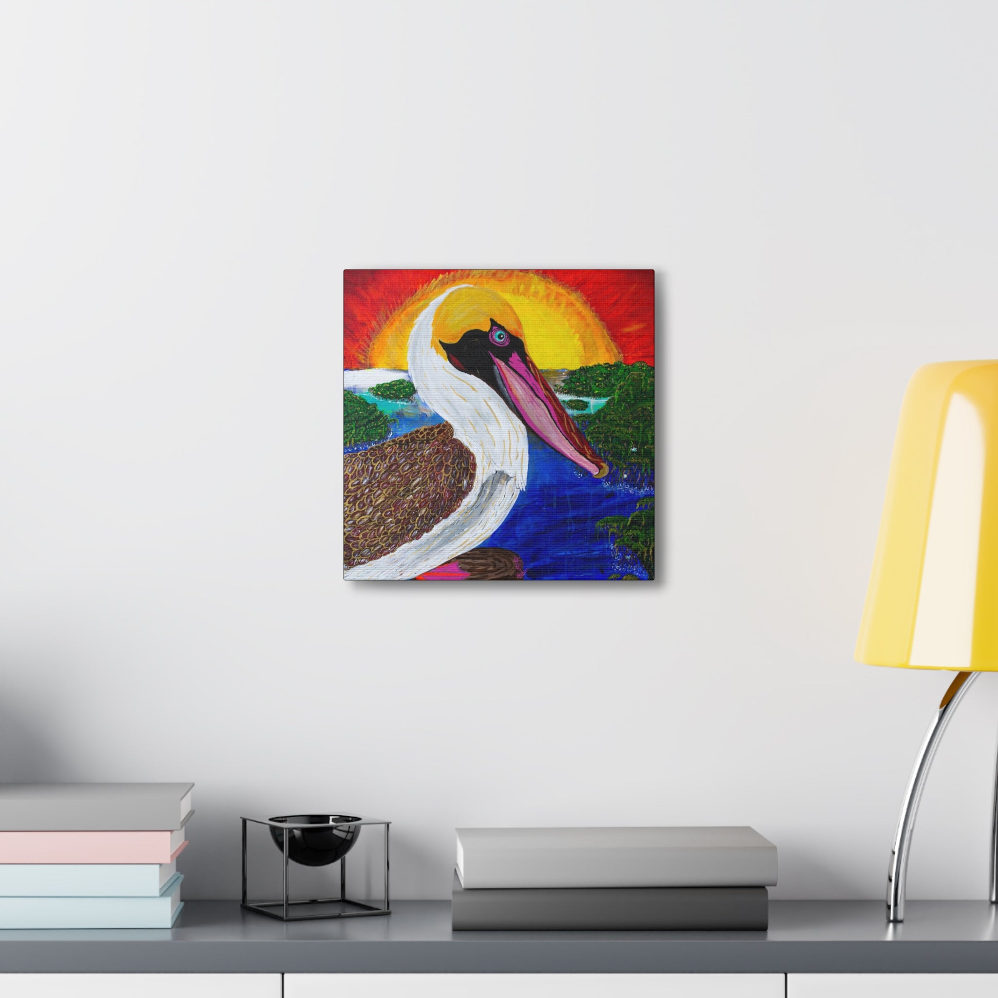 "Pelican Sun Grove" By Kai Gentile Reproduced On Gallery Wrapped Canvas