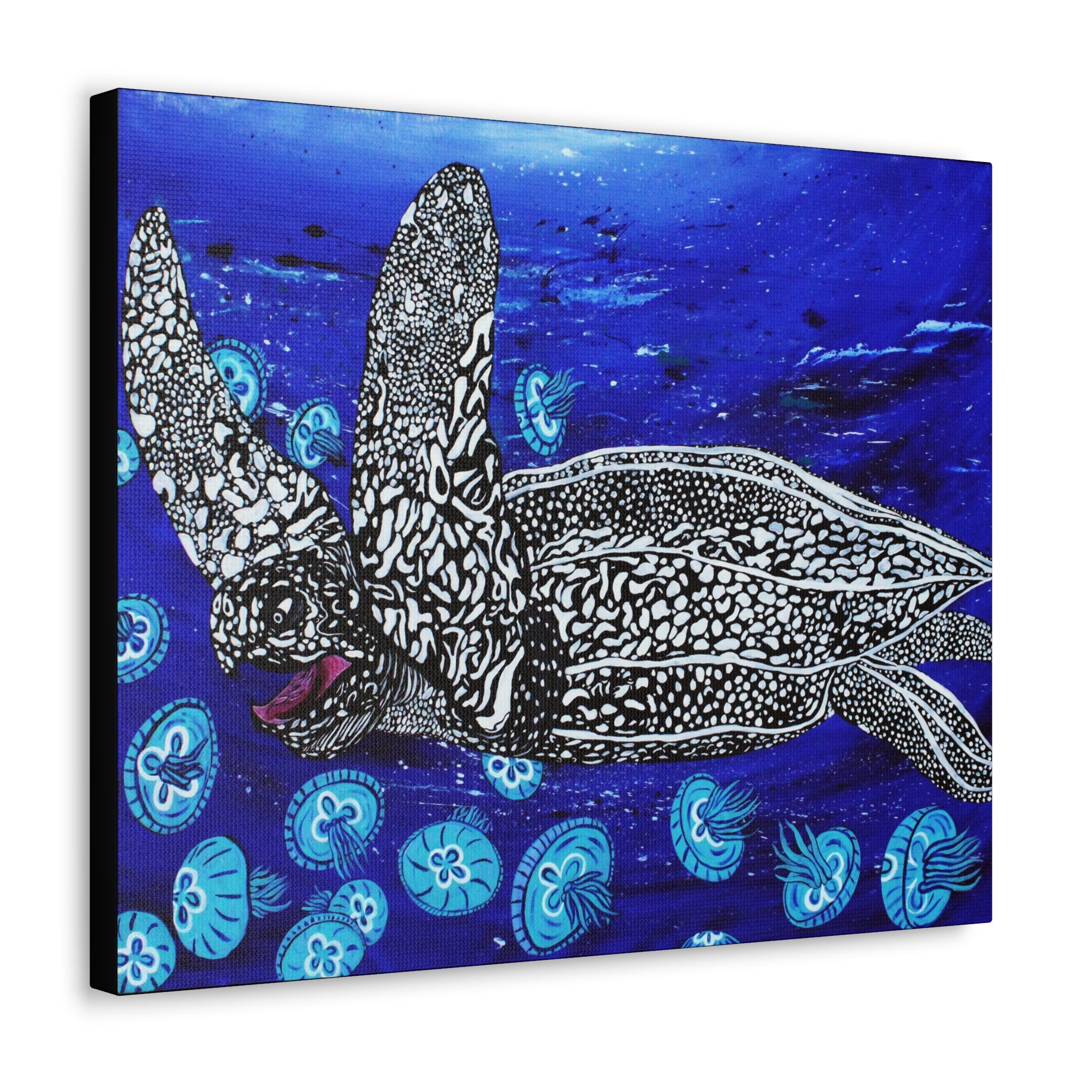 "Leatherback" By Kai Gentile Reproduced On Gallery Wrapped Canvas