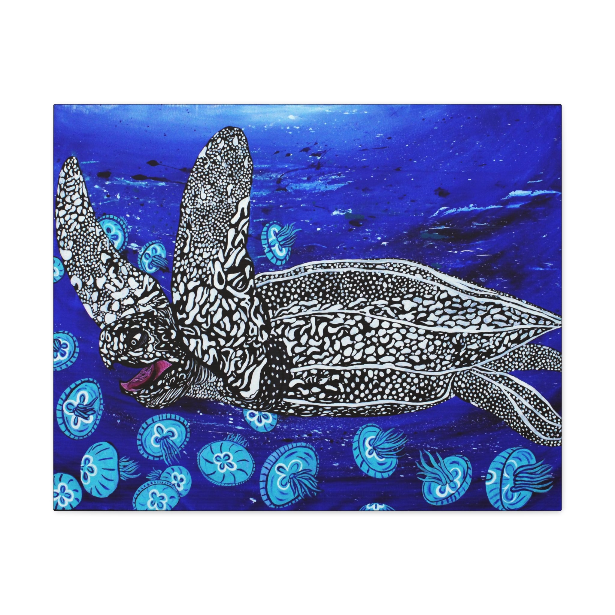 "Leatherback" By Kai Gentile Reproduced On Gallery Wrapped Canvas