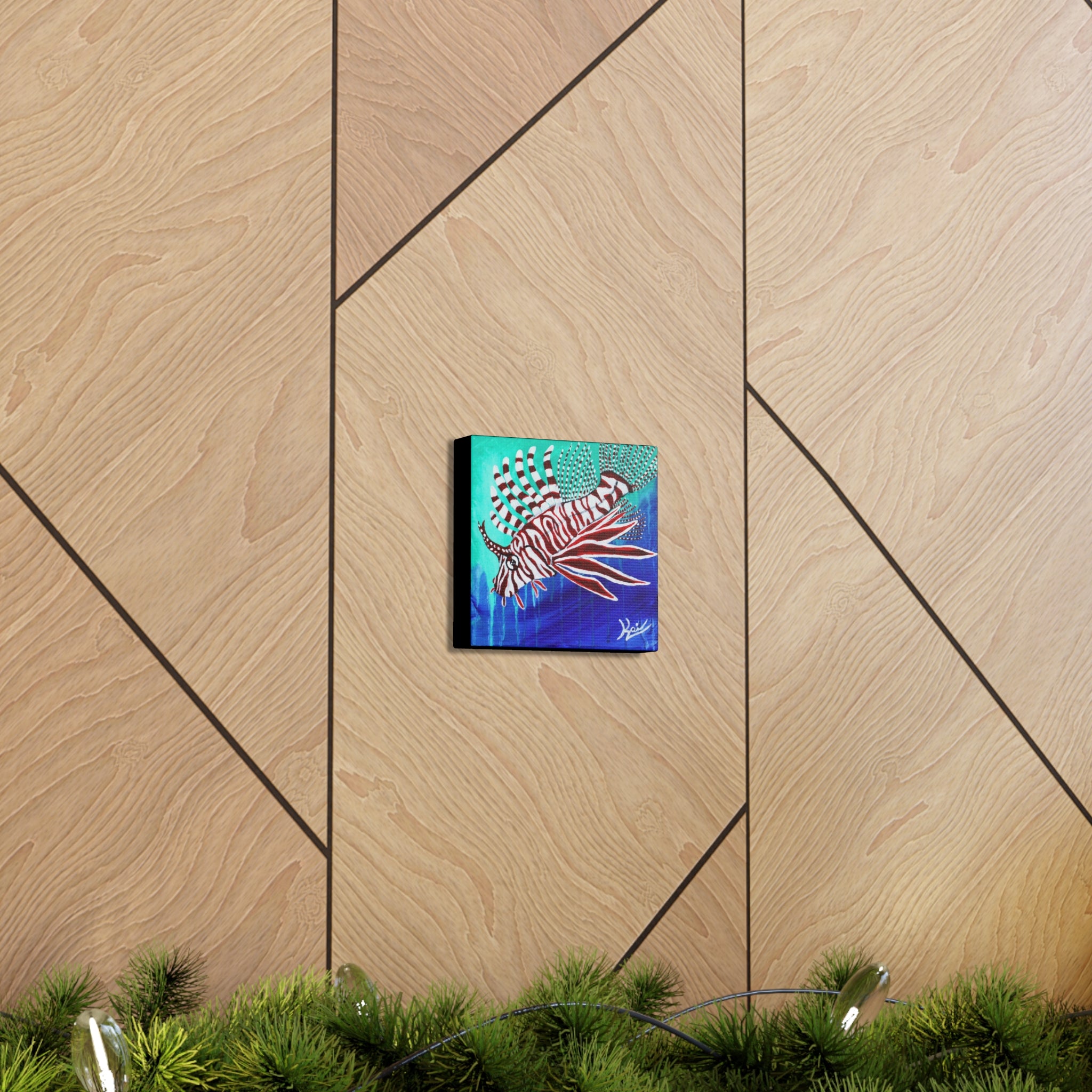 "Lionfish" By Kai Gentile Reproduced On Gallery Wrapped Canvas