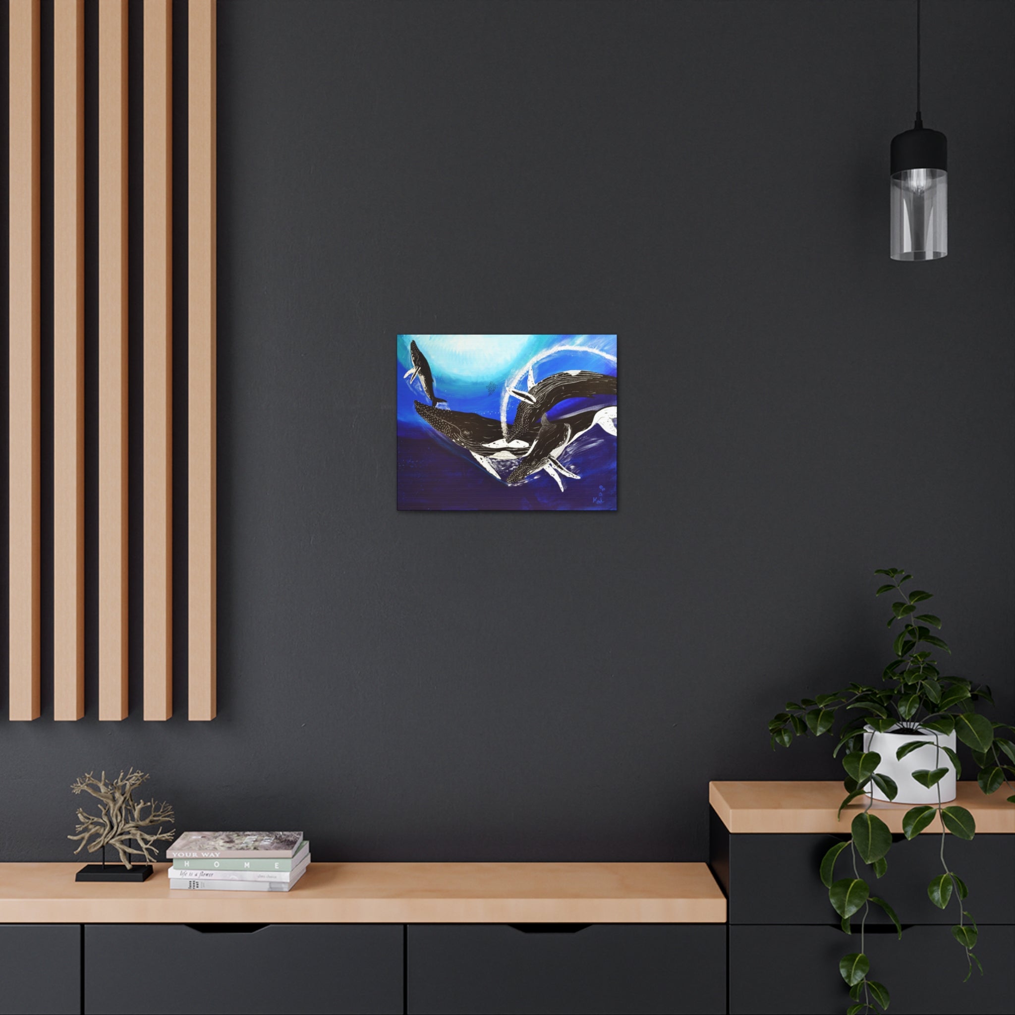 "Humpback Whales" By Kai Gentile Reproduced On Gallery Wrapped Canvas