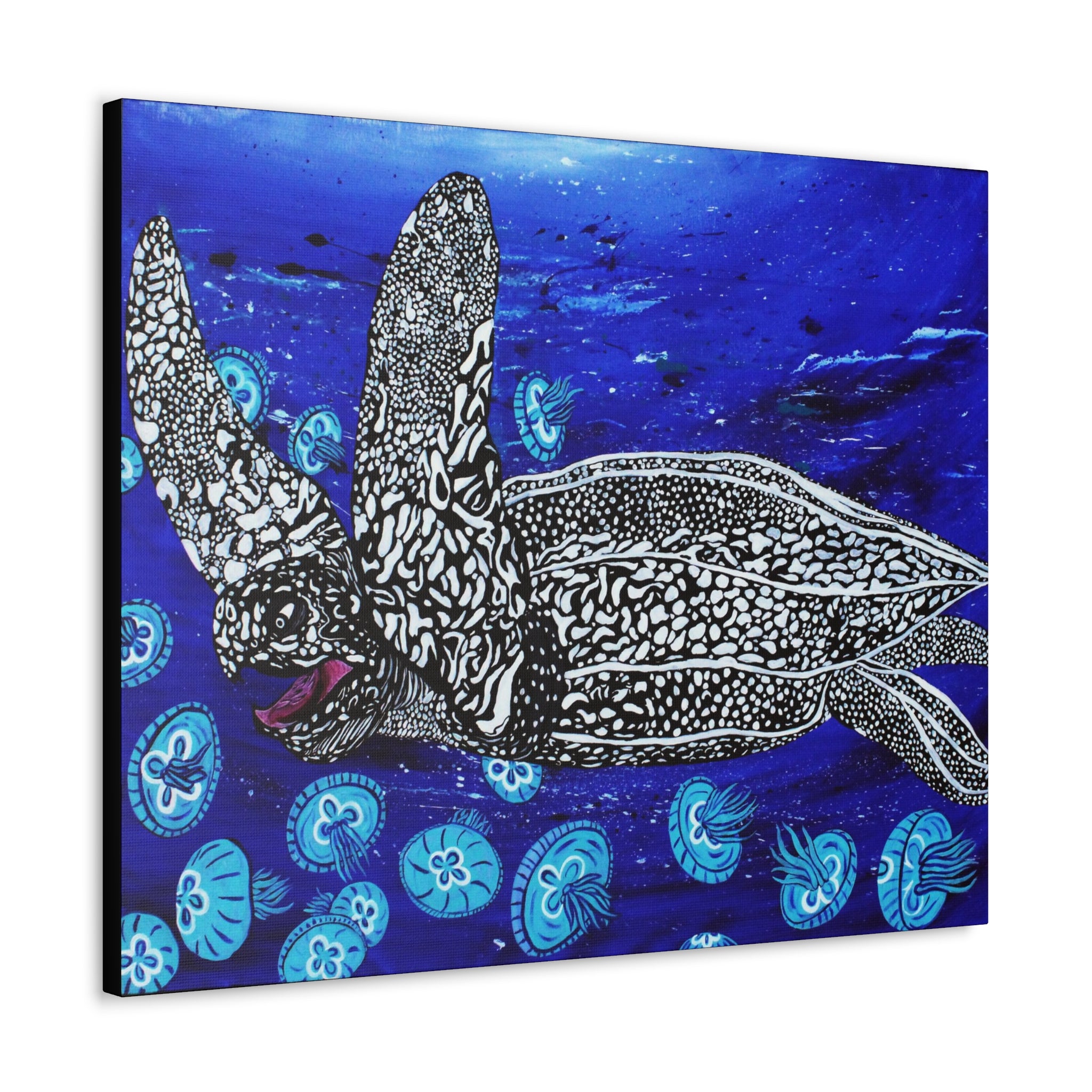 "Leatherback" By Kai Gentile Reproduced On Gallery Wrapped Canvas