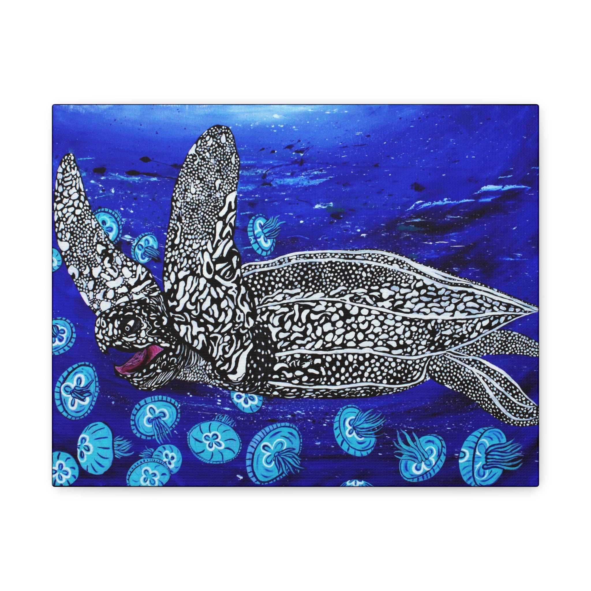 "Leatherback" By Kai Gentile Reproduced On Gallery Wrapped Canvas