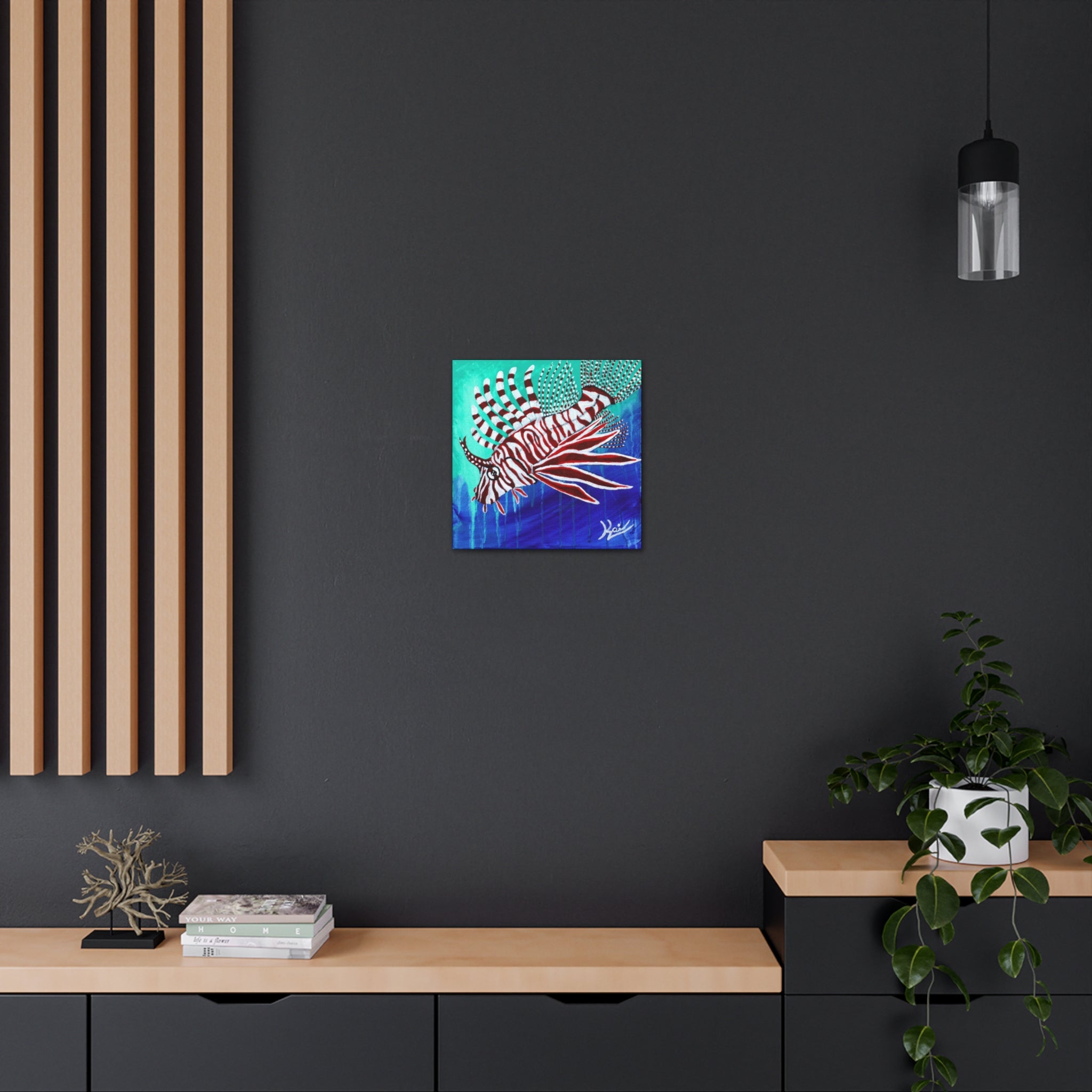 "Lionfish" By Kai Gentile Reproduced On Gallery Wrapped Canvas