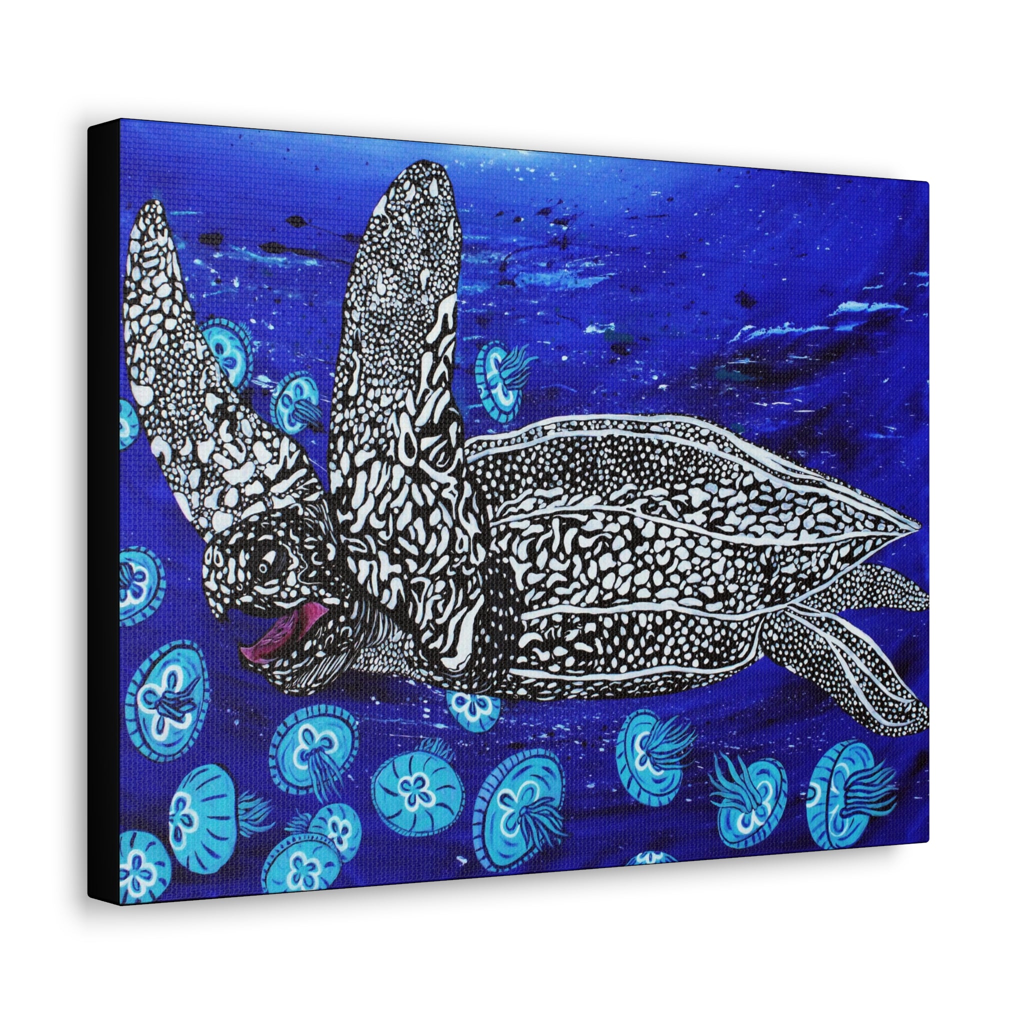 "Leatherback" By Kai Gentile Reproduced On Gallery Wrapped Canvas