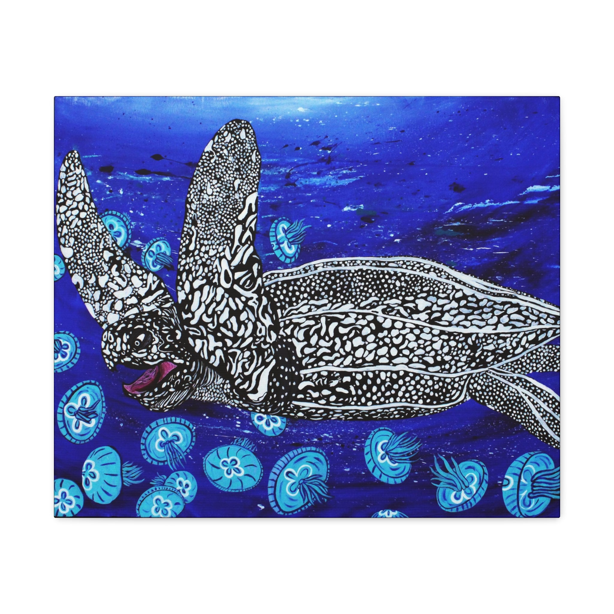 "Leatherback" By Kai Gentile Reproduced On Gallery Wrapped Canvas