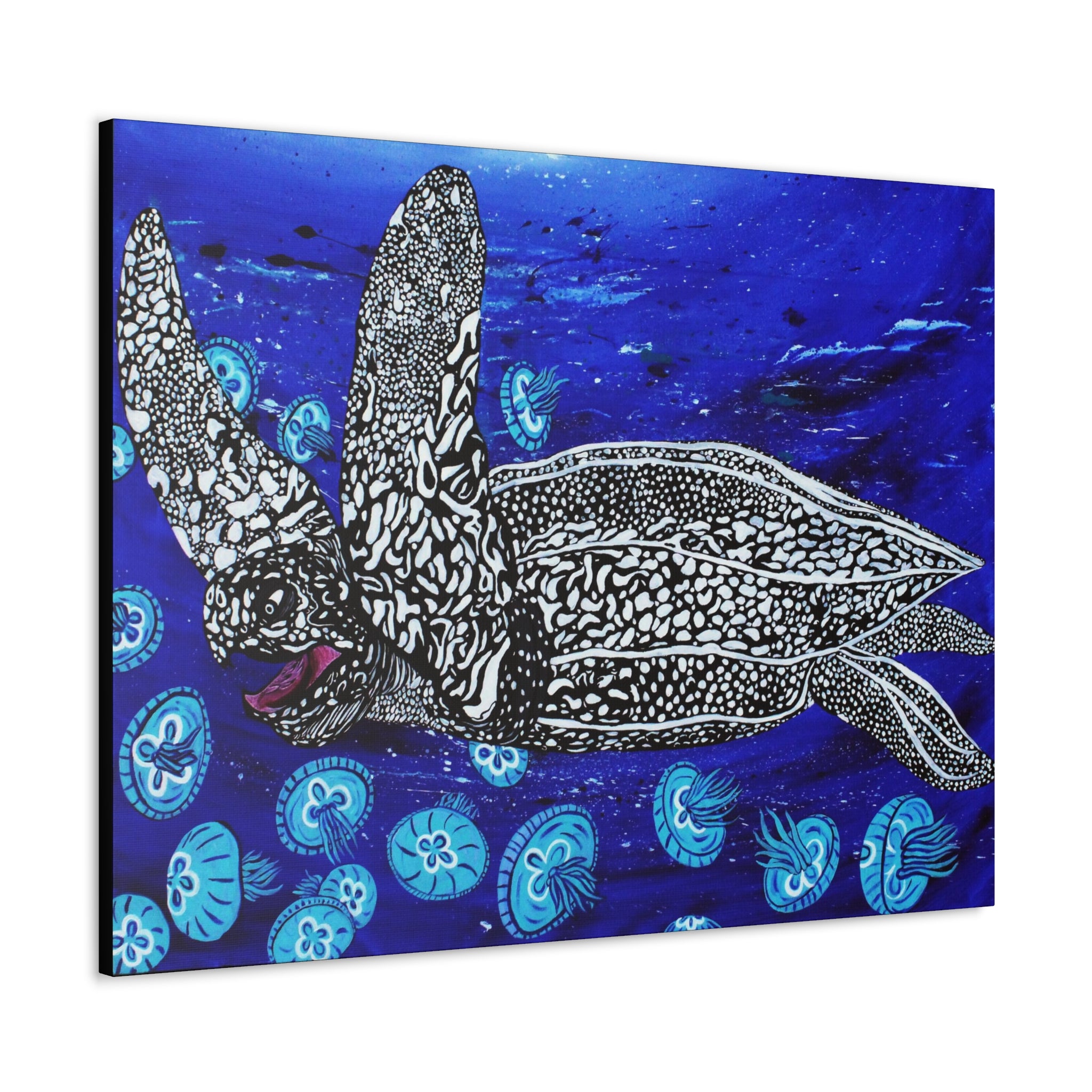 "Leatherback" By Kai Gentile Reproduced On Gallery Wrapped Canvas