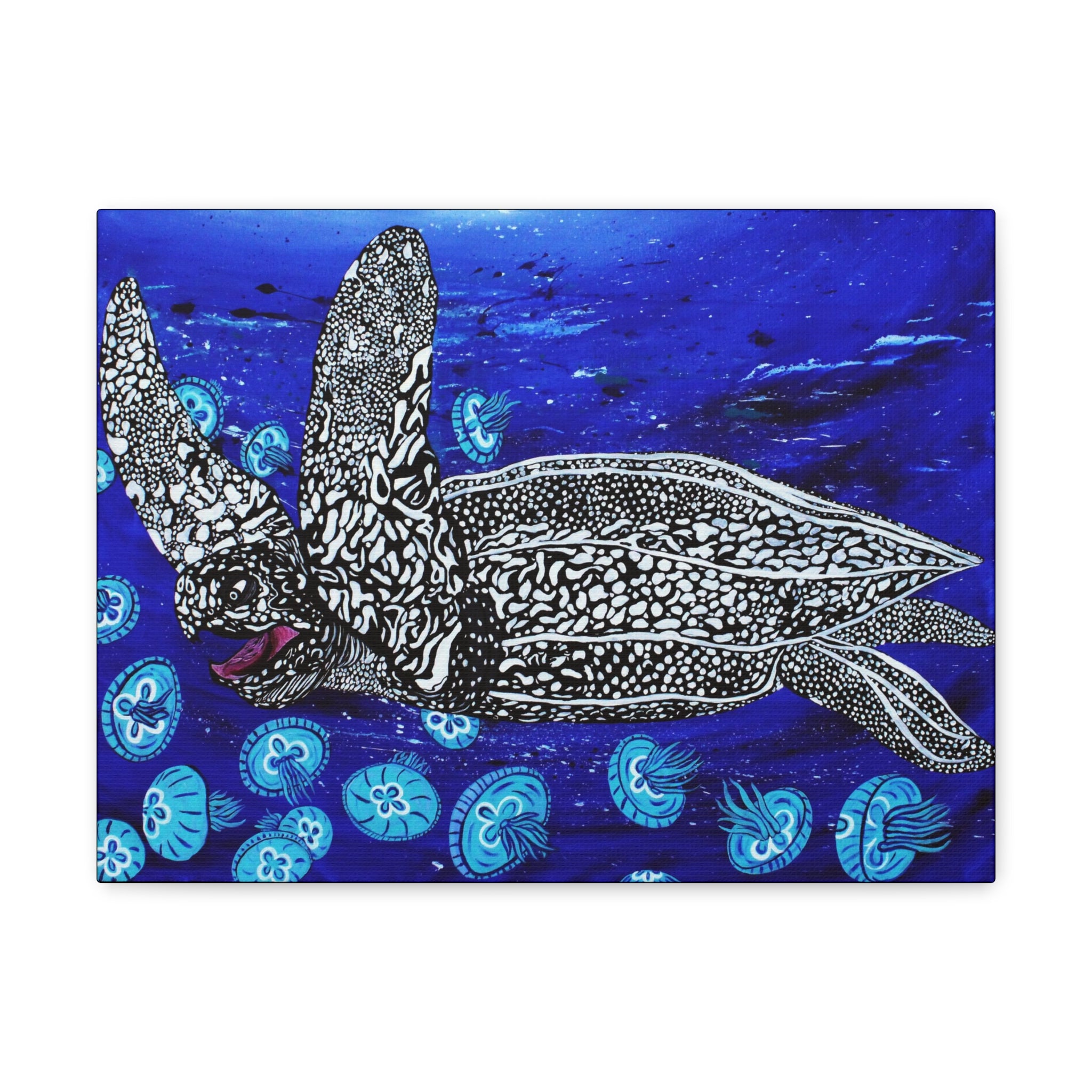 "Leatherback" By Kai Gentile Reproduced On Gallery Wrapped Canvas