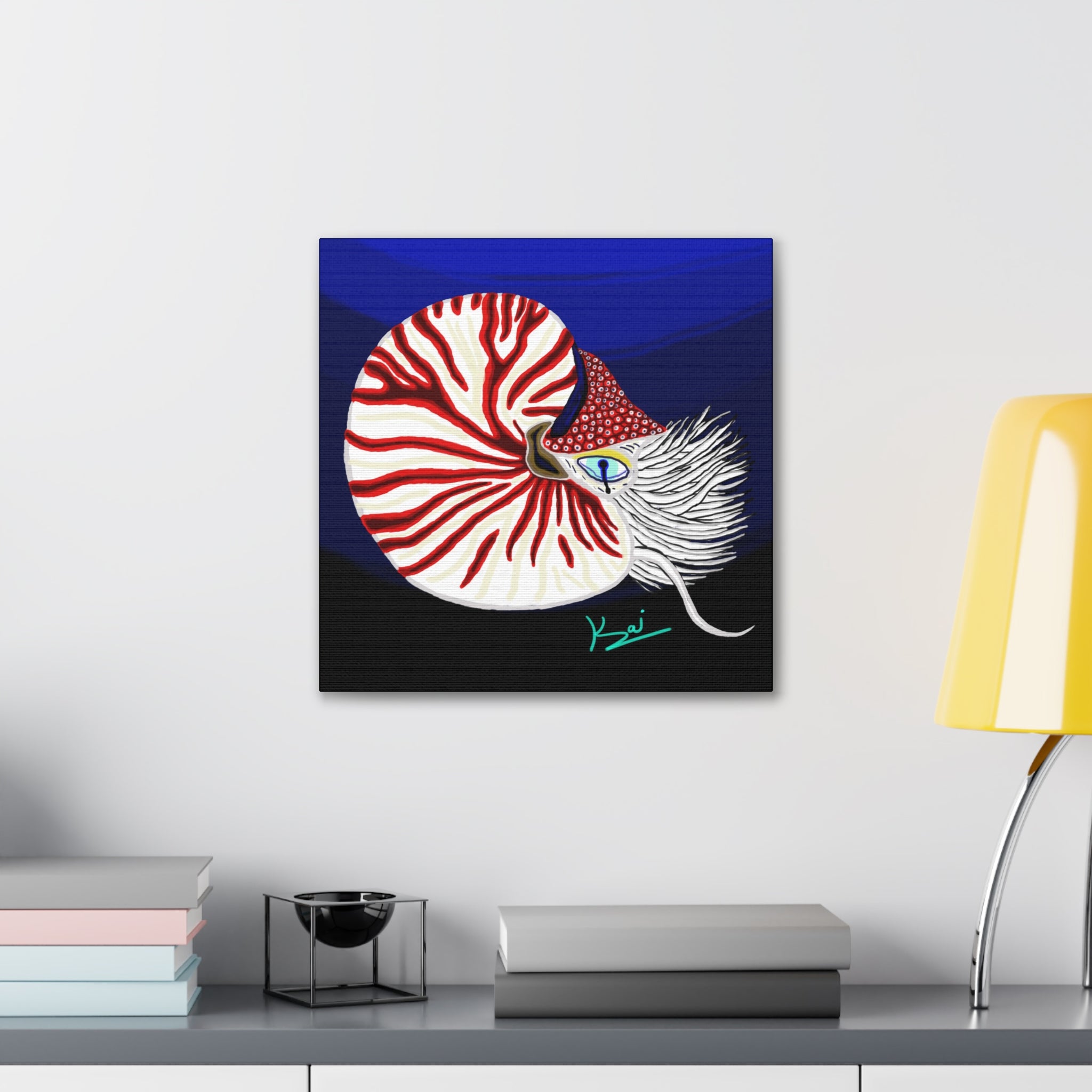 "Nautilus" By Kai Gentile Reproduced On Gallery Wrapped Canvas