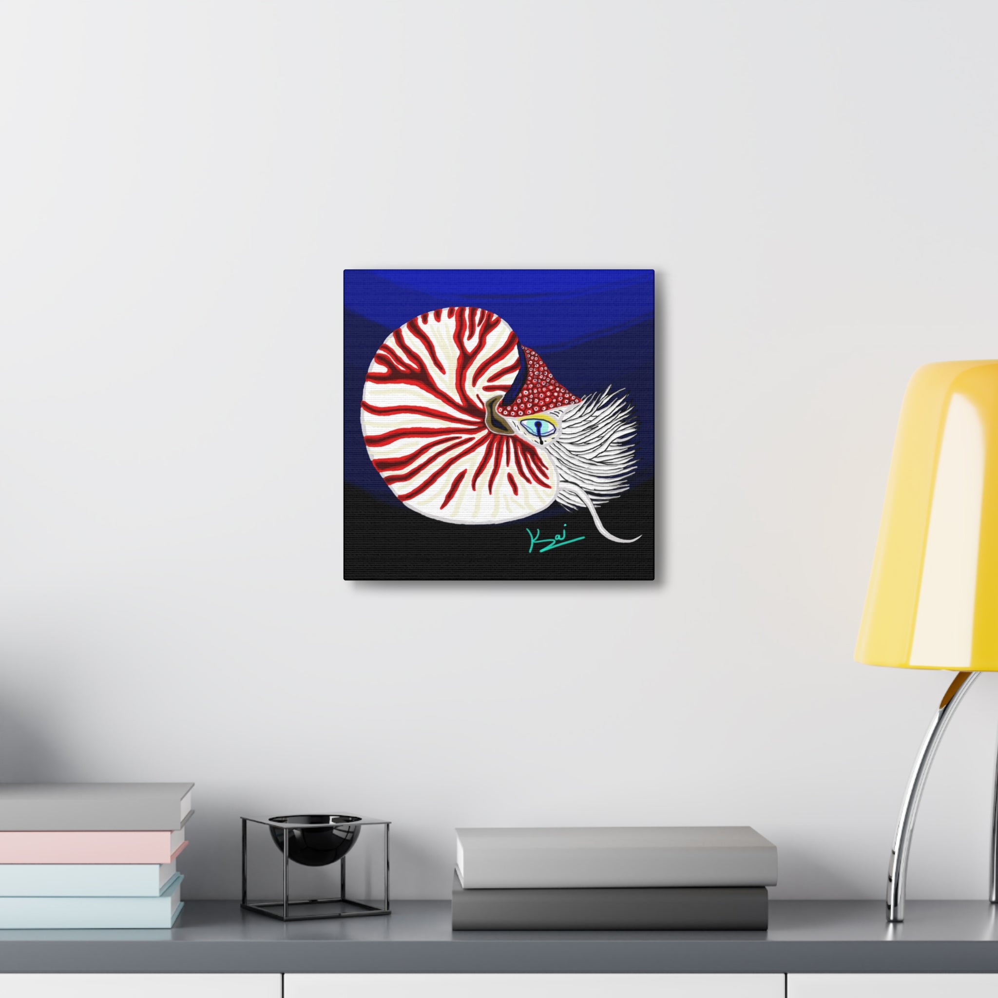 "Nautilus" By Kai Gentile Reproduced On Gallery Wrapped Canvas