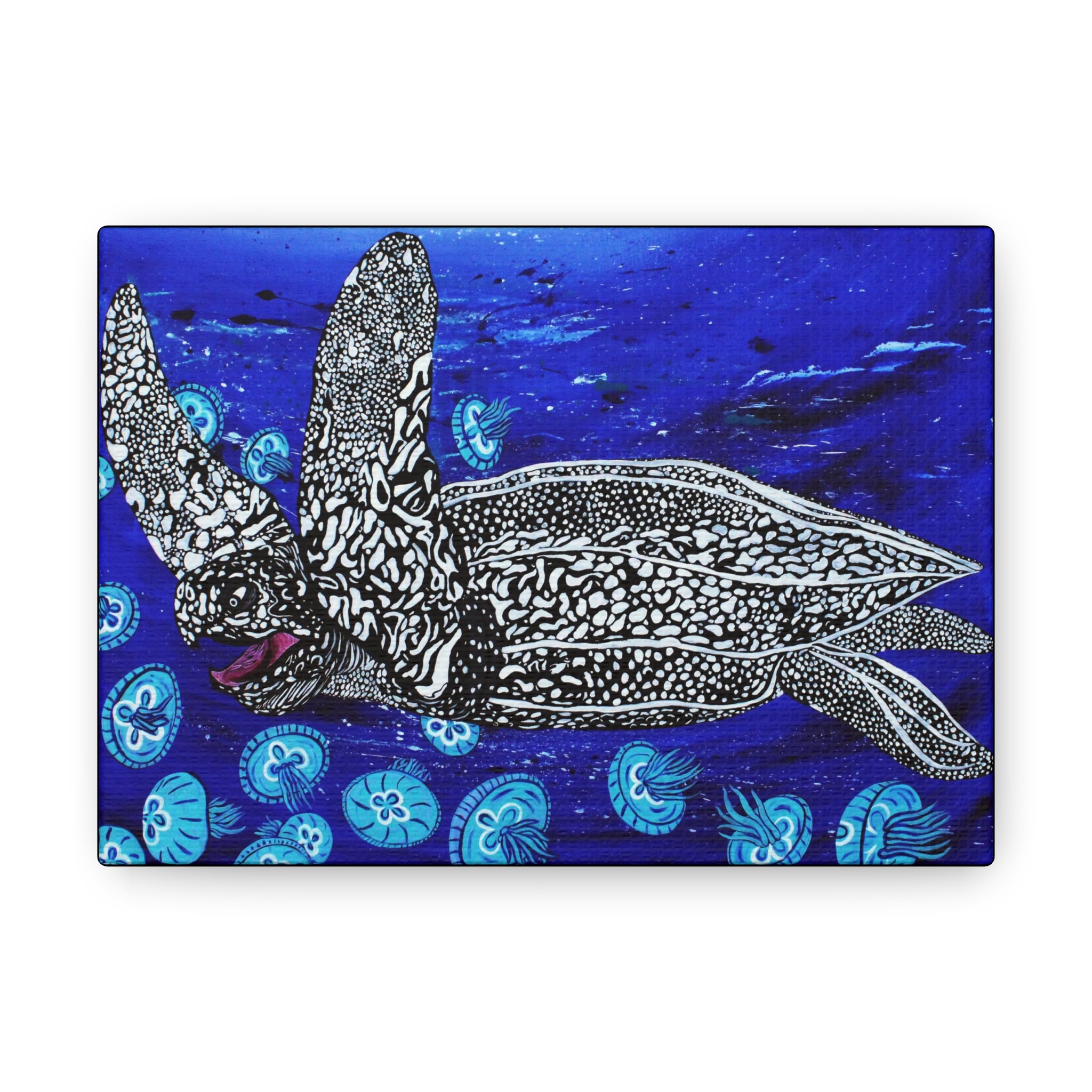 "Leatherback" By Kai Gentile Reproduced On Gallery Wrapped Canvas