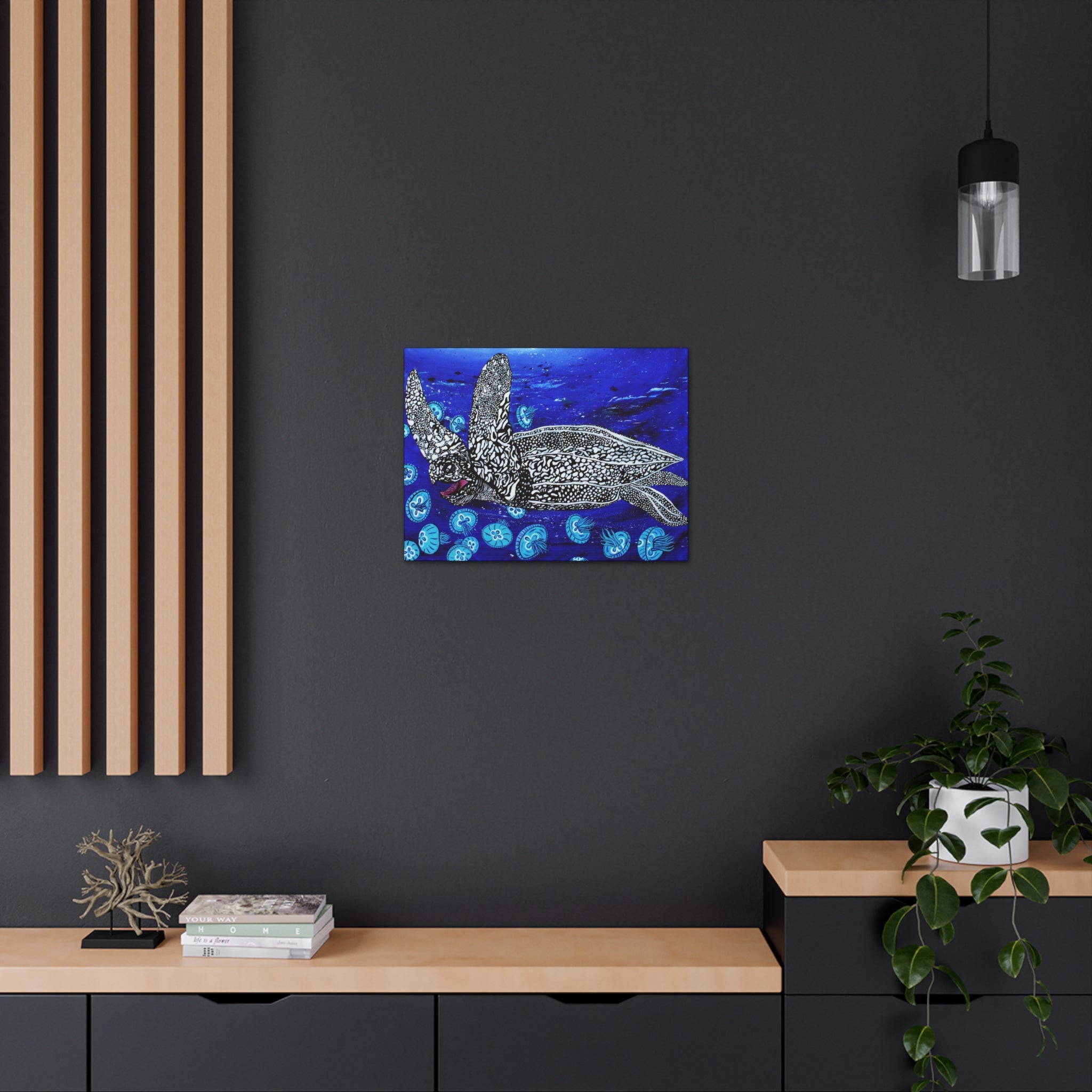 "Leatherback" By Kai Gentile Reproduced On Gallery Wrapped Canvas