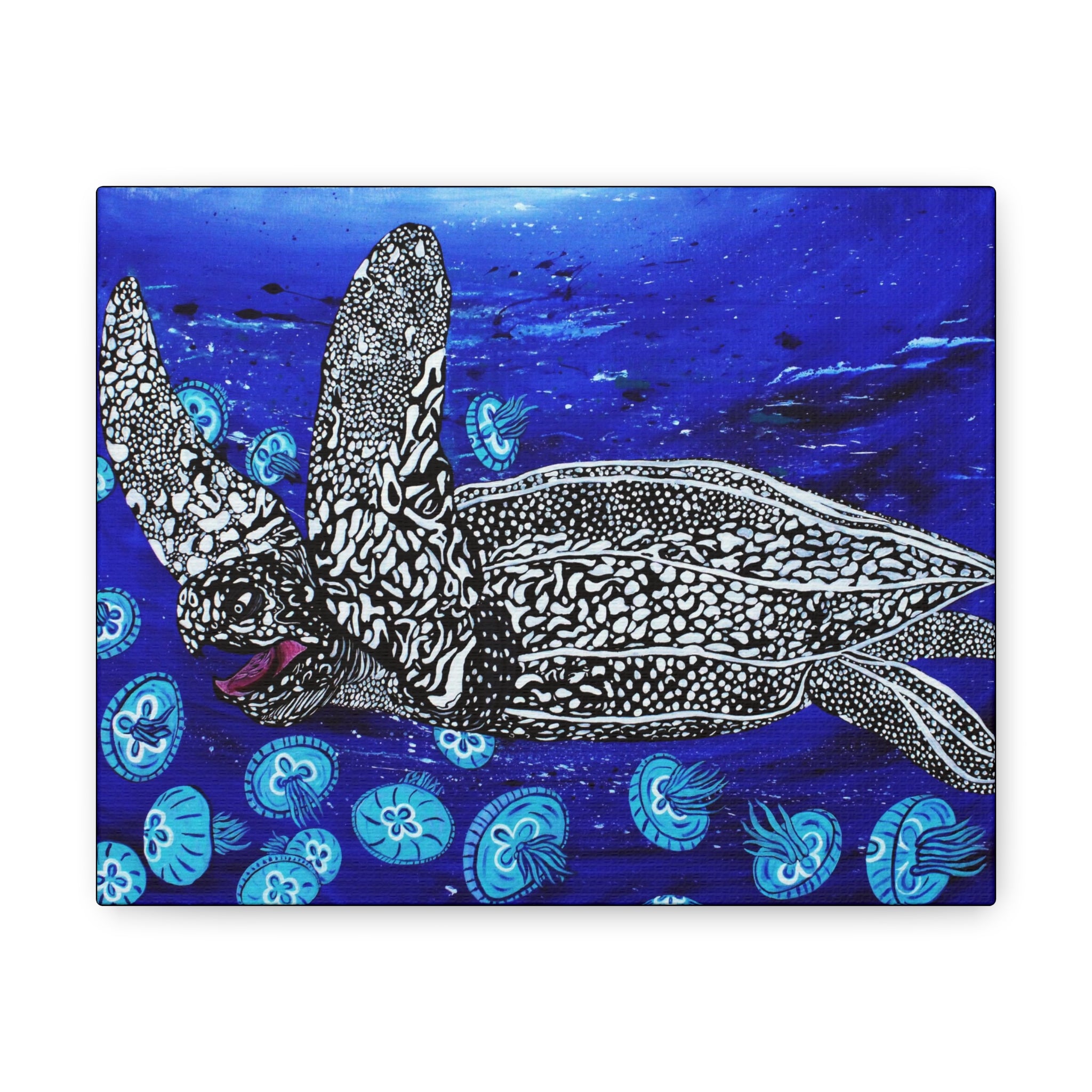 "Leatherback" By Kai Gentile Reproduced On Gallery Wrapped Canvas