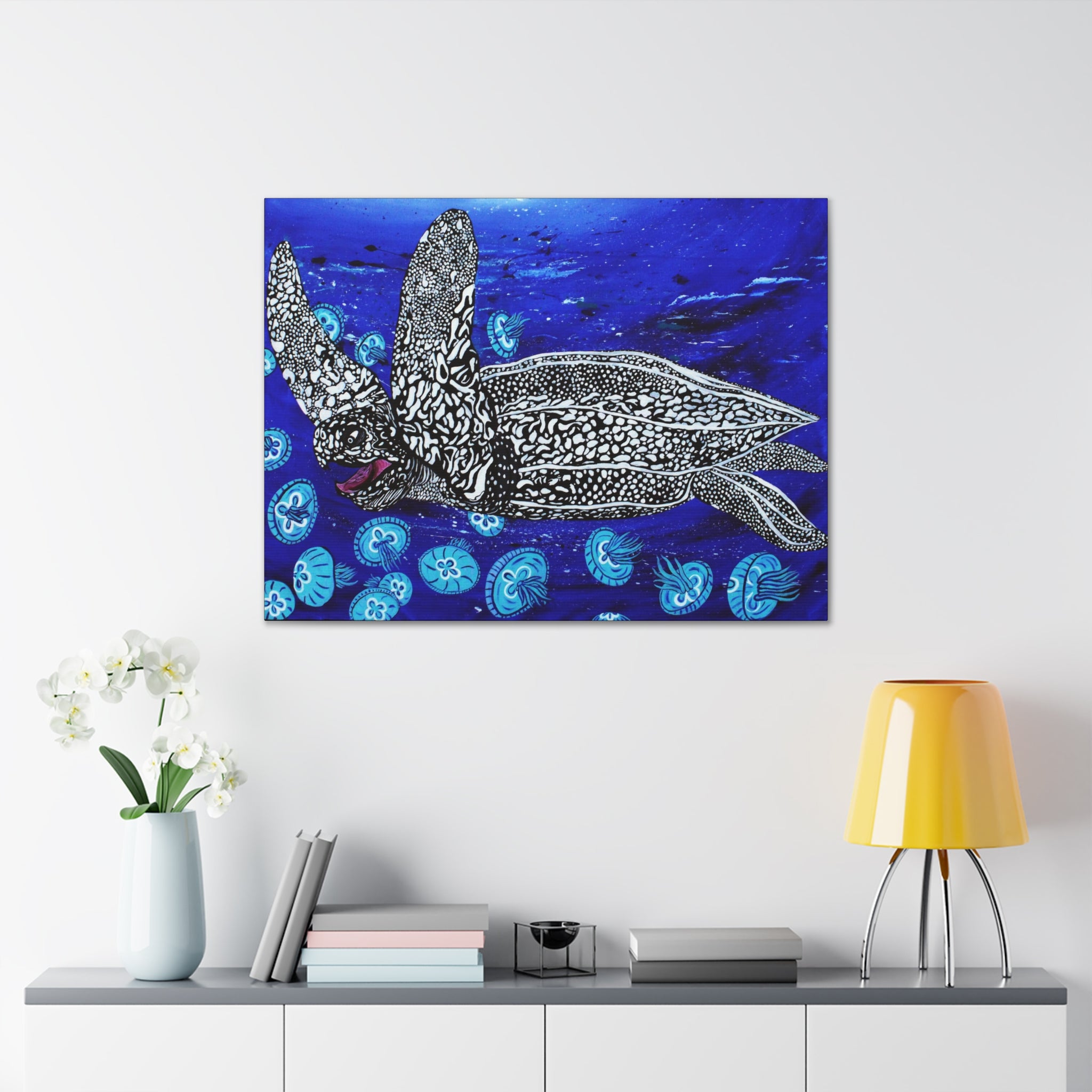 "Leatherback" By Kai Gentile Reproduced On Gallery Wrapped Canvas