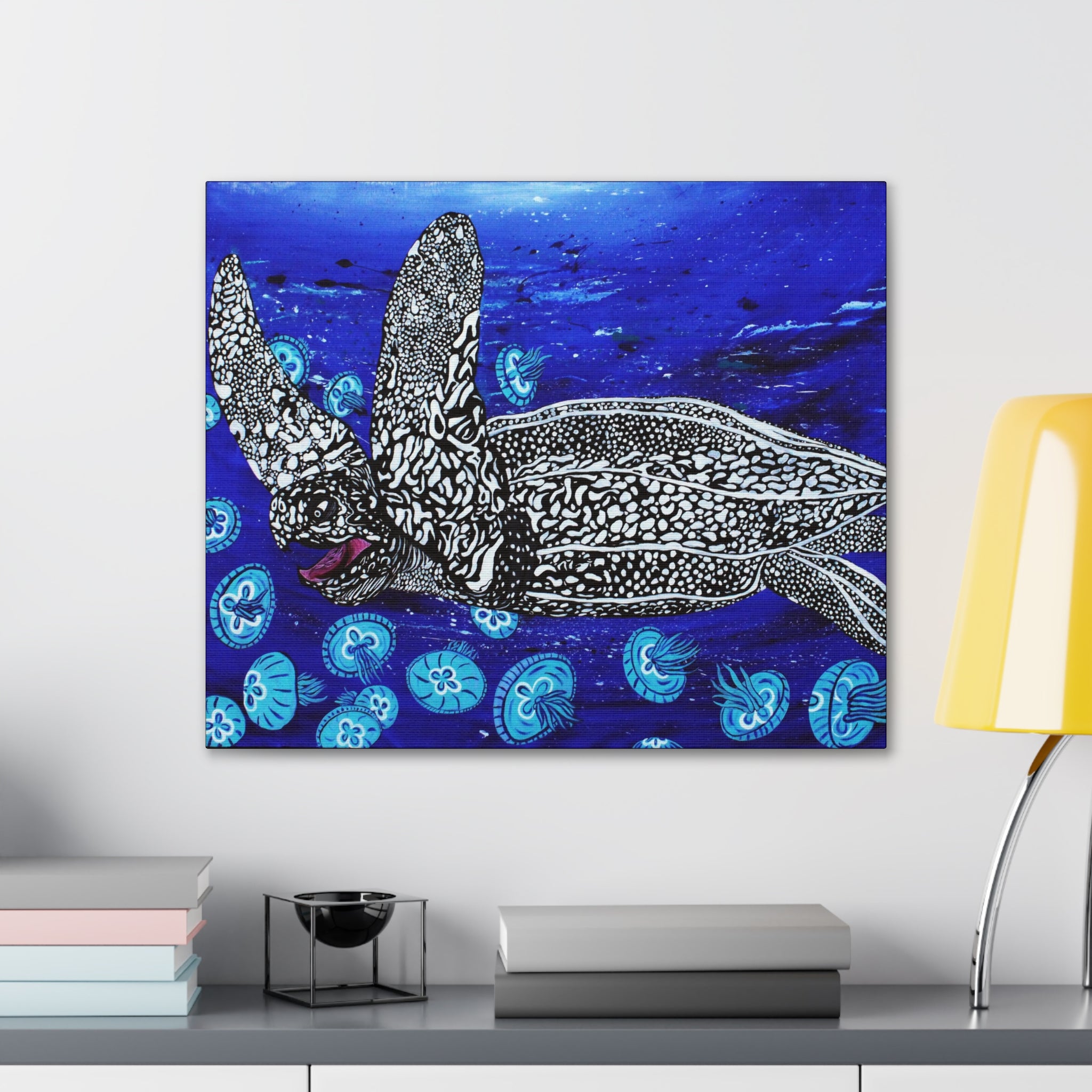 "Leatherback" By Kai Gentile Reproduced On Gallery Wrapped Canvas