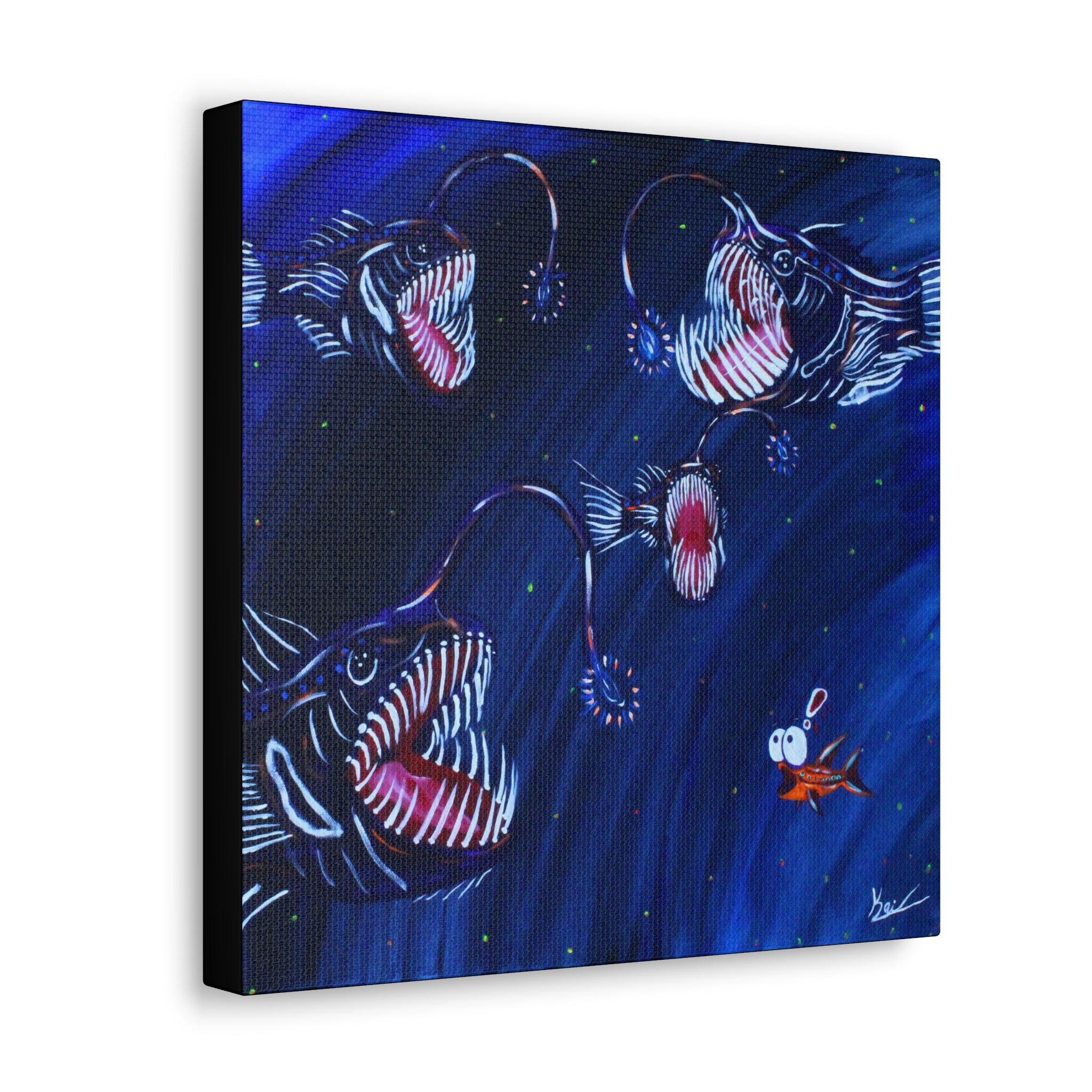 "Angler's Song" By Kai Gentile Reproduced On Gallery Wrapped Canvas