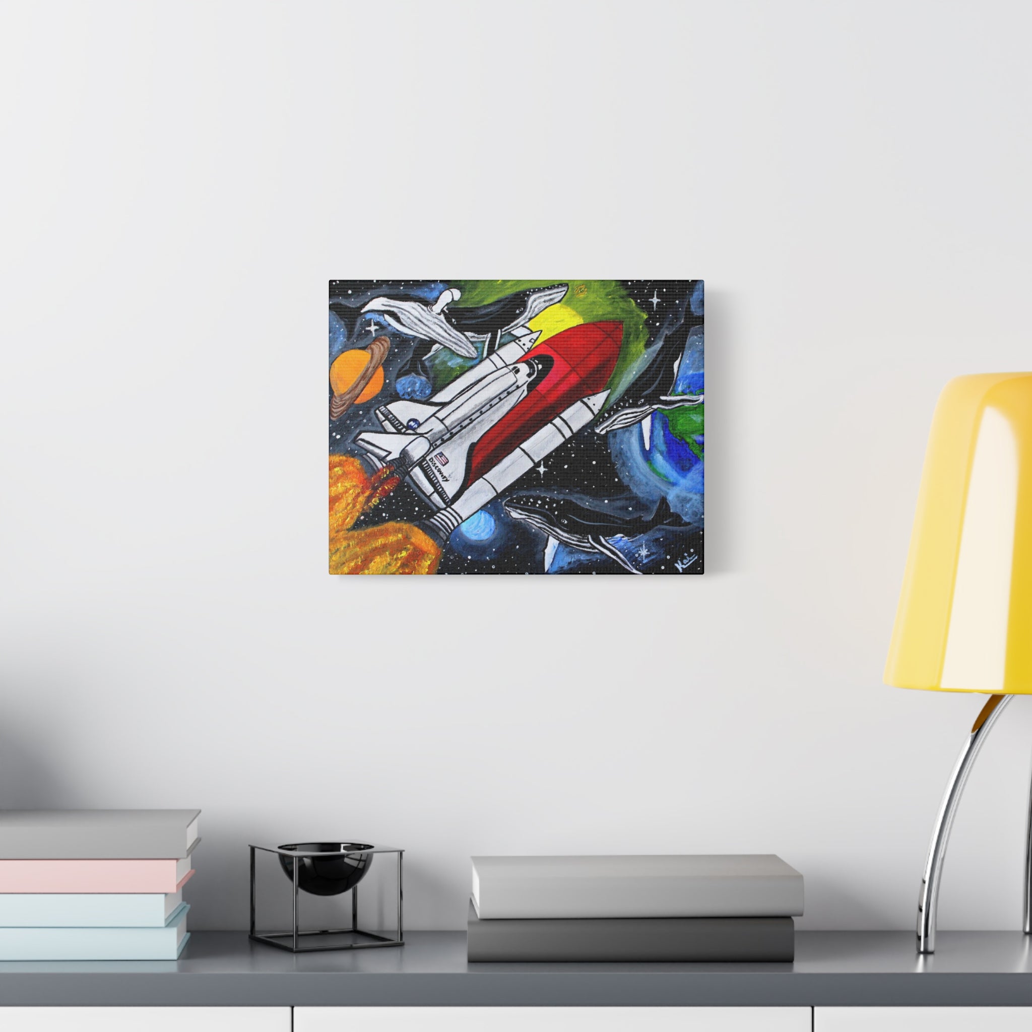 "Cosmic Migration" By Kai Gentile Reproduced on Gallery Wrapped Canvas