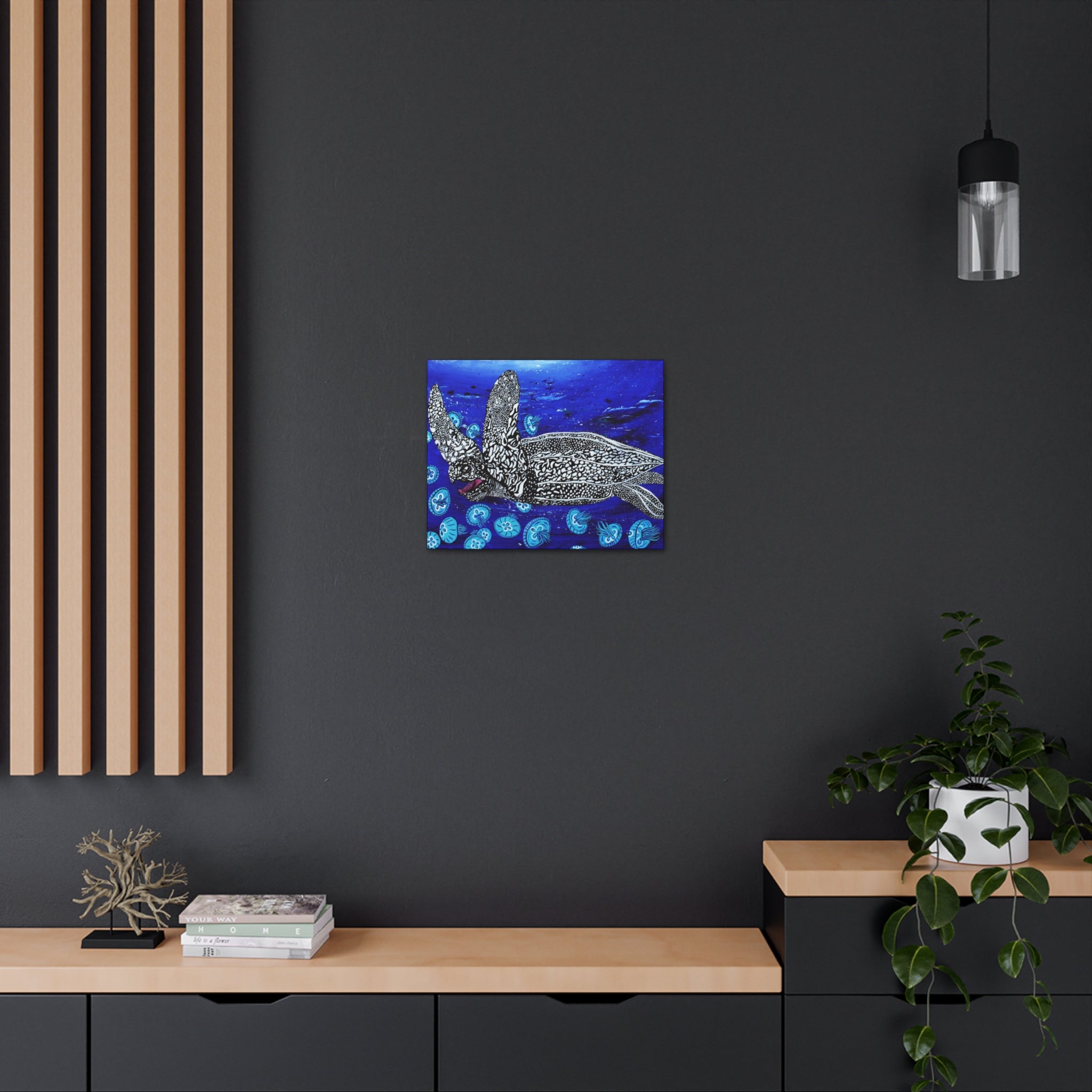 "Leatherback" By Kai Gentile Reproduced On Gallery Wrapped Canvas