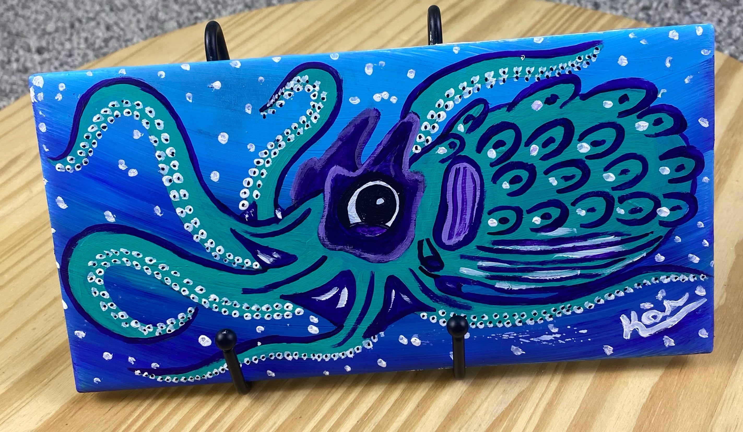 Cool Blue Octopus Tile